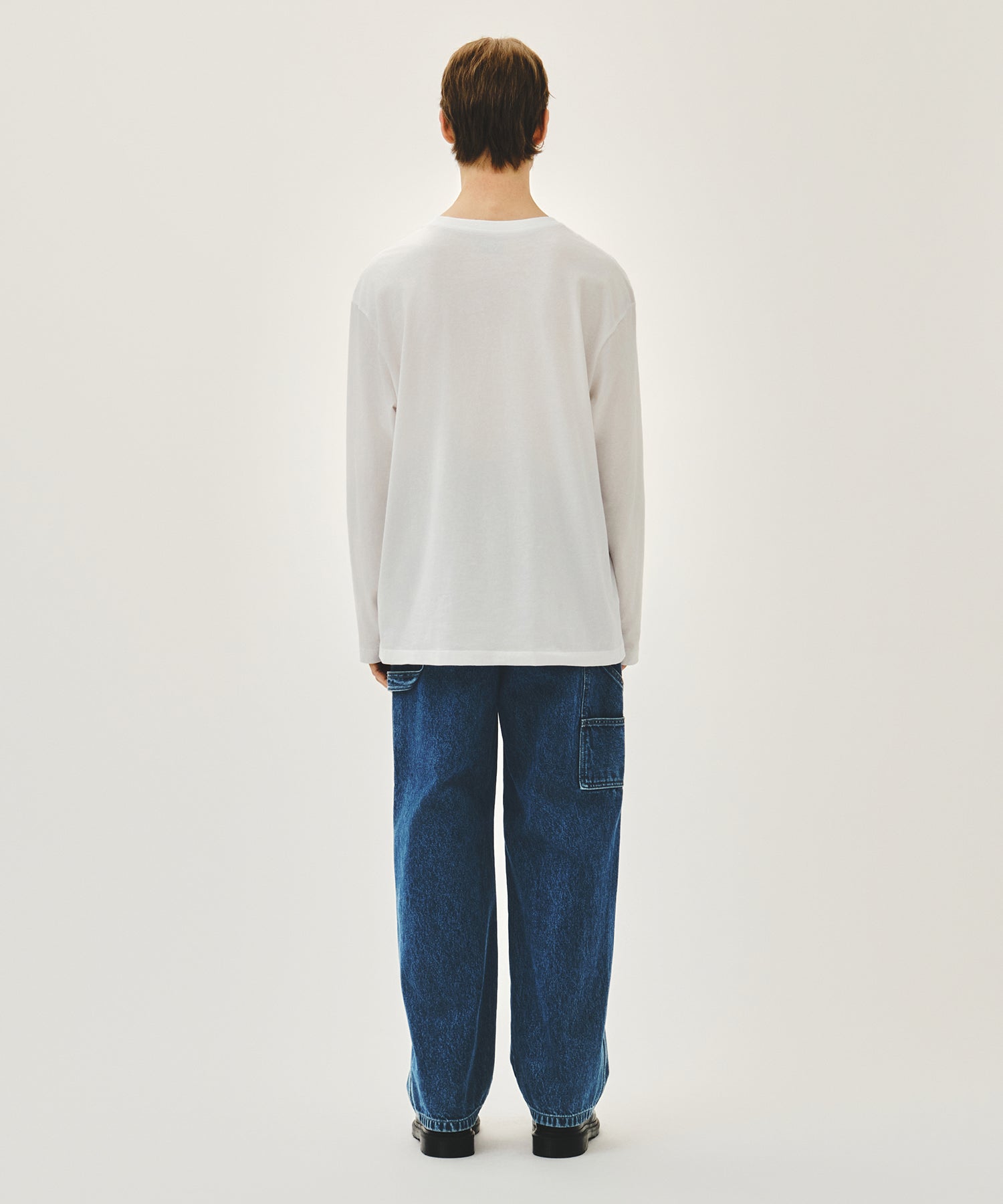Marithe & Francois Girbaud - Double Knee Denim Pants (Blue) product image 5 | TRAB K-Fashion Australia