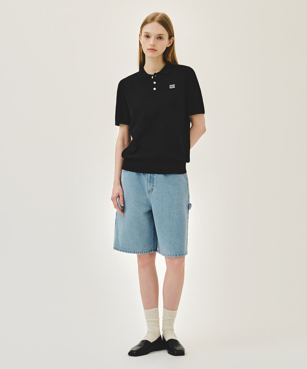 Marithe & Francois Girbaud - Cool Touch Collar Half Knit (Black) product image 5 | TRAB K-Fashion Australia