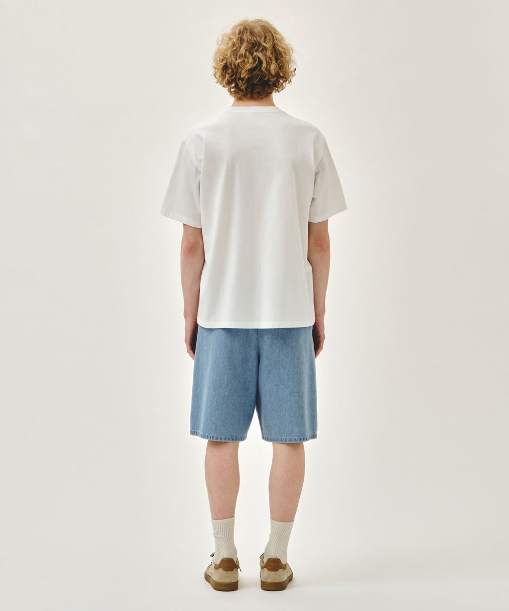 Marithe & Francois Girbaud - Marine Denim Easy Shorts (Light Blue) product image 5 | TRAB K-Fashion Australia