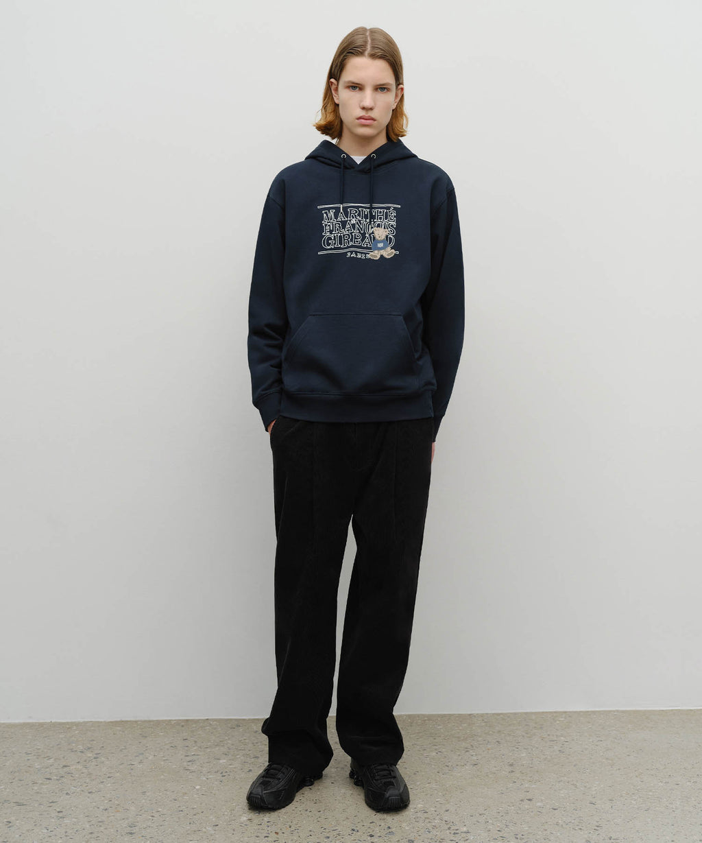 Marithe & Francois Girbaud - Doodle Classic Bear Hoodie (Navy) product image 5 | TRAB K-Fashion Australia
