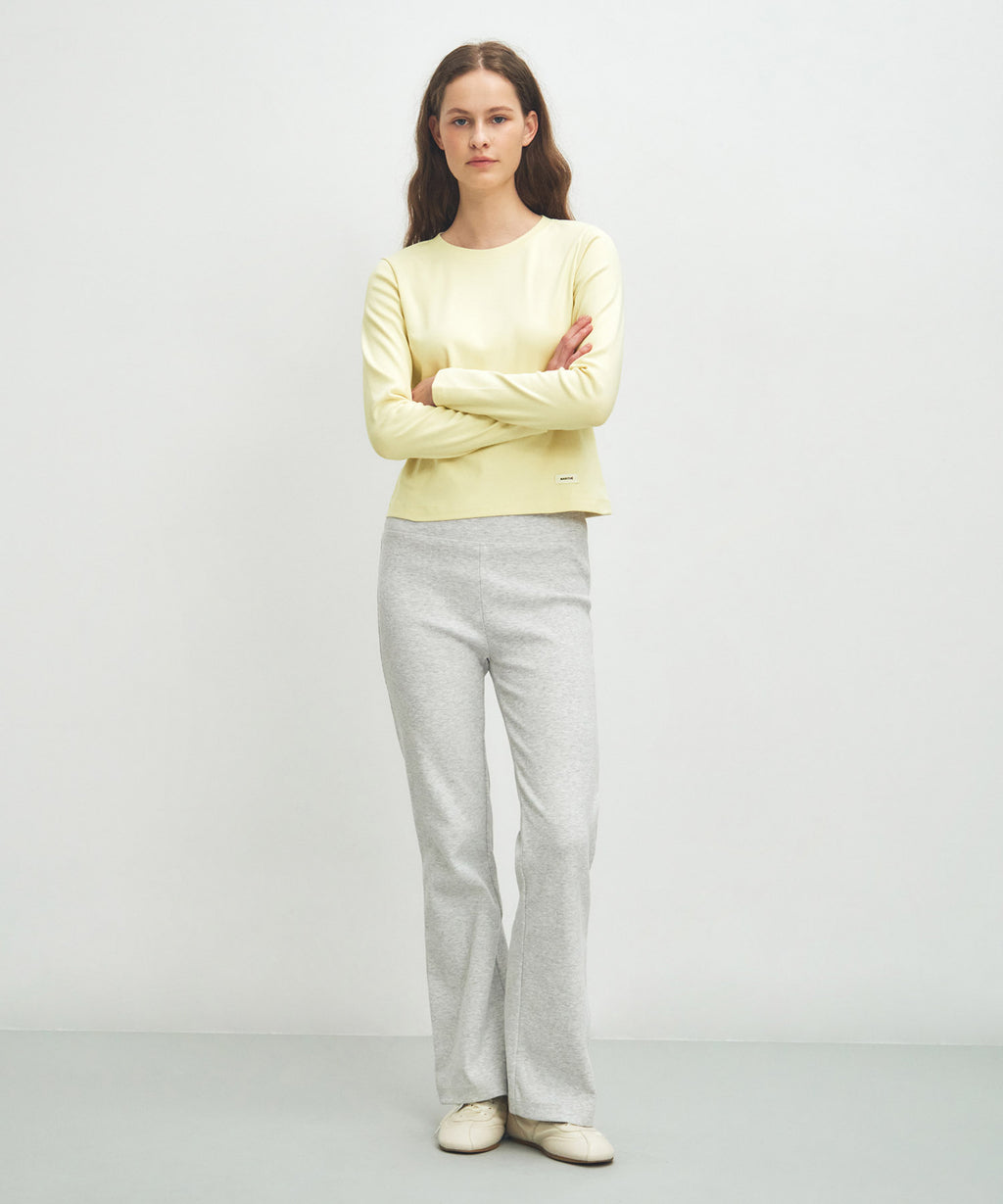 Marithe & Francois Girbaud - Basic Long Sleeve (Light Yellow) product image 5 | TRAB K-Fashion Australia