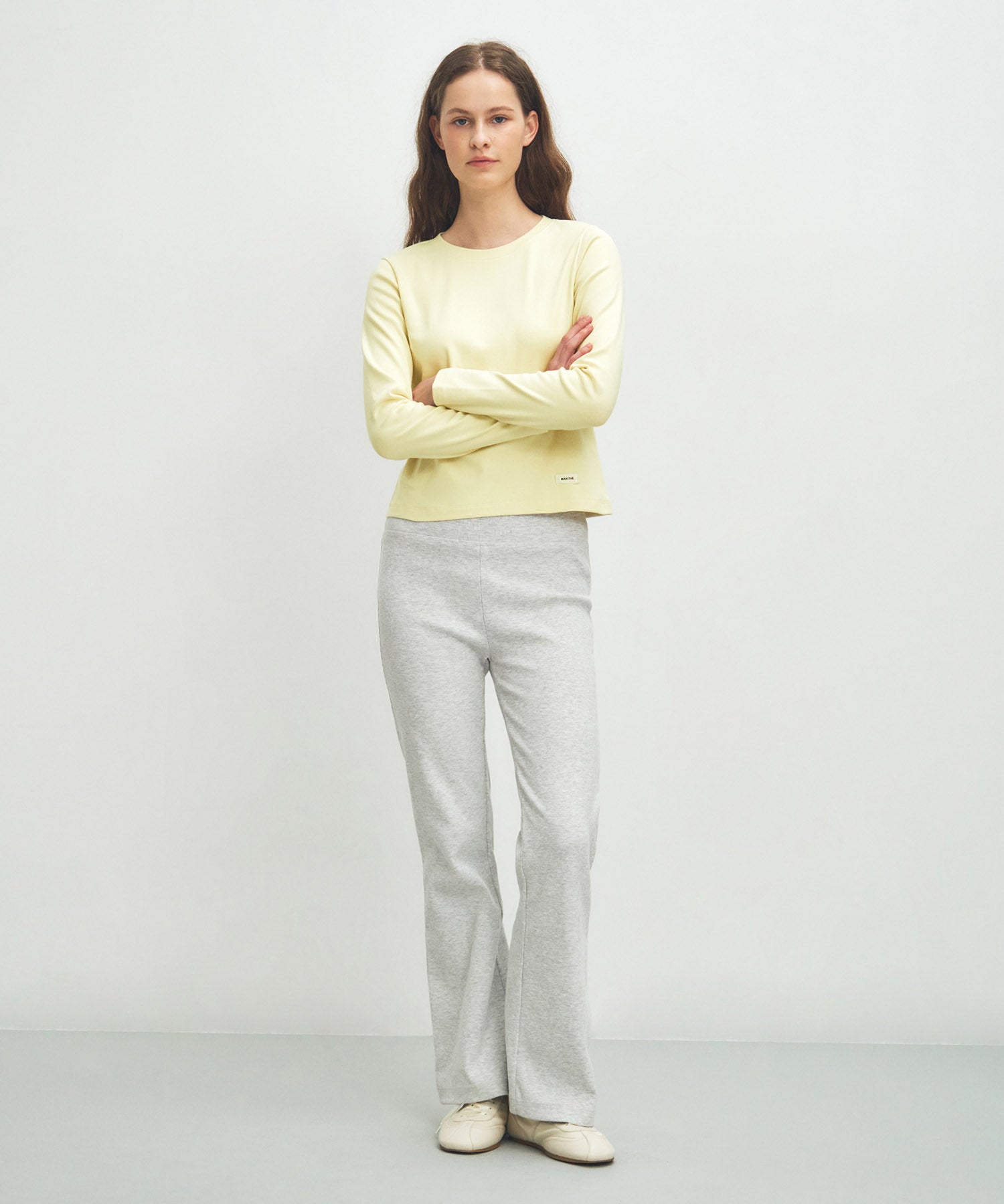Marithe & Francois Girbaud - Basic Long Sleeve (Light Yellow) product image 5 | TRAB K-Fashion Australia