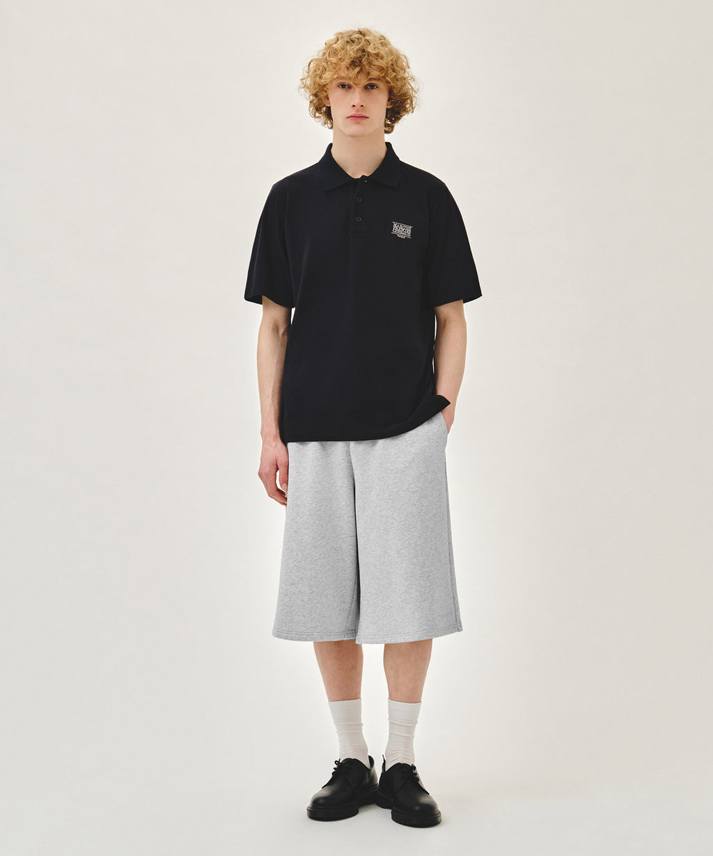 Marithe & Francois Girbaud - Small Classic Logo Pk Collar Tee (Navy) product image 5 | TRAB K-Fashion Australia