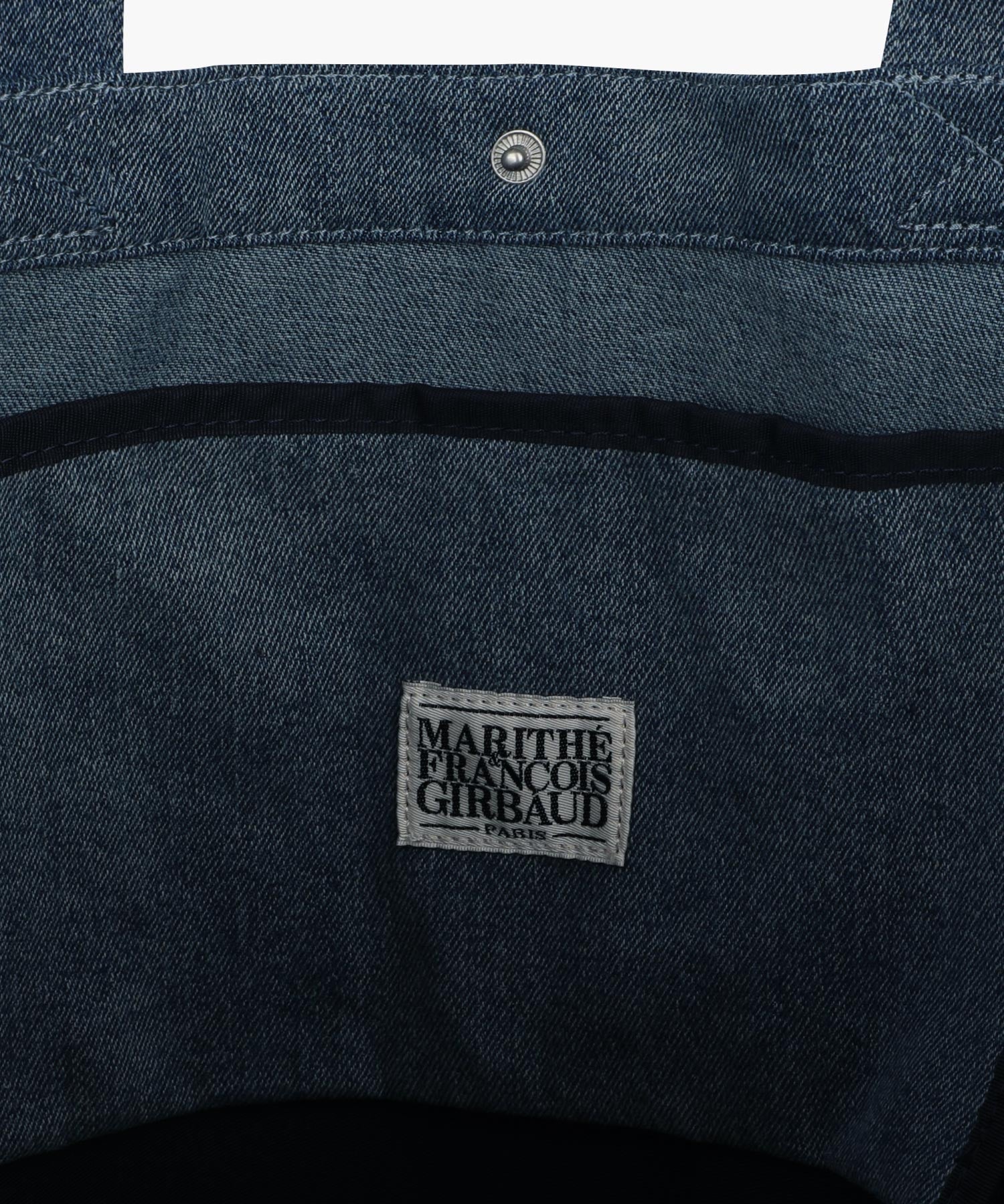 Marithe & Francois Girbaud - Classic Logo Big Shopper Bag (Light Blue) product image 5 | TRAB K-Fashion Australia