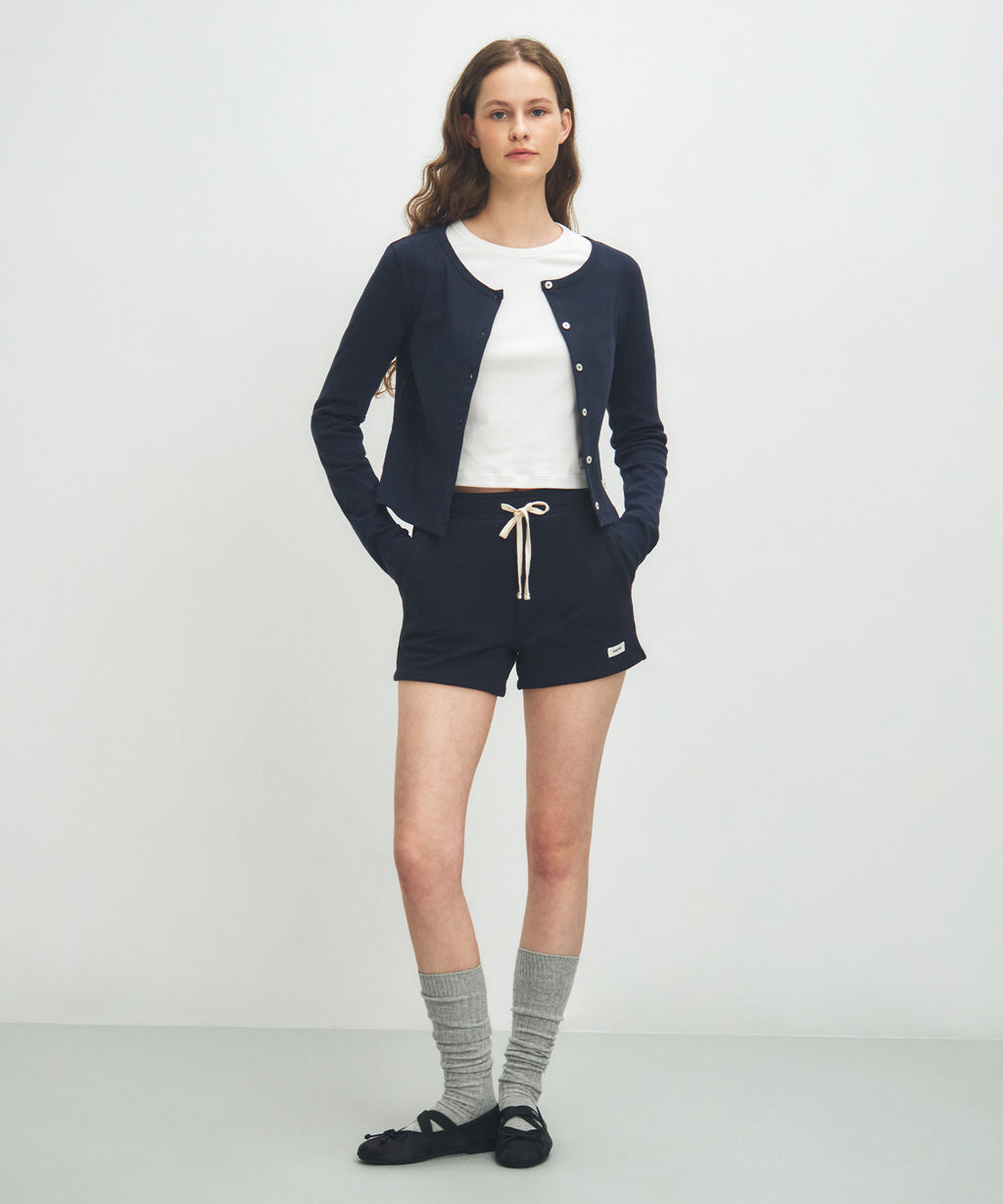 Marithe & Francois Girbaud - Basic Cotton Cardigan (Navy) product image 5 | TRAB K-Fashion Australia