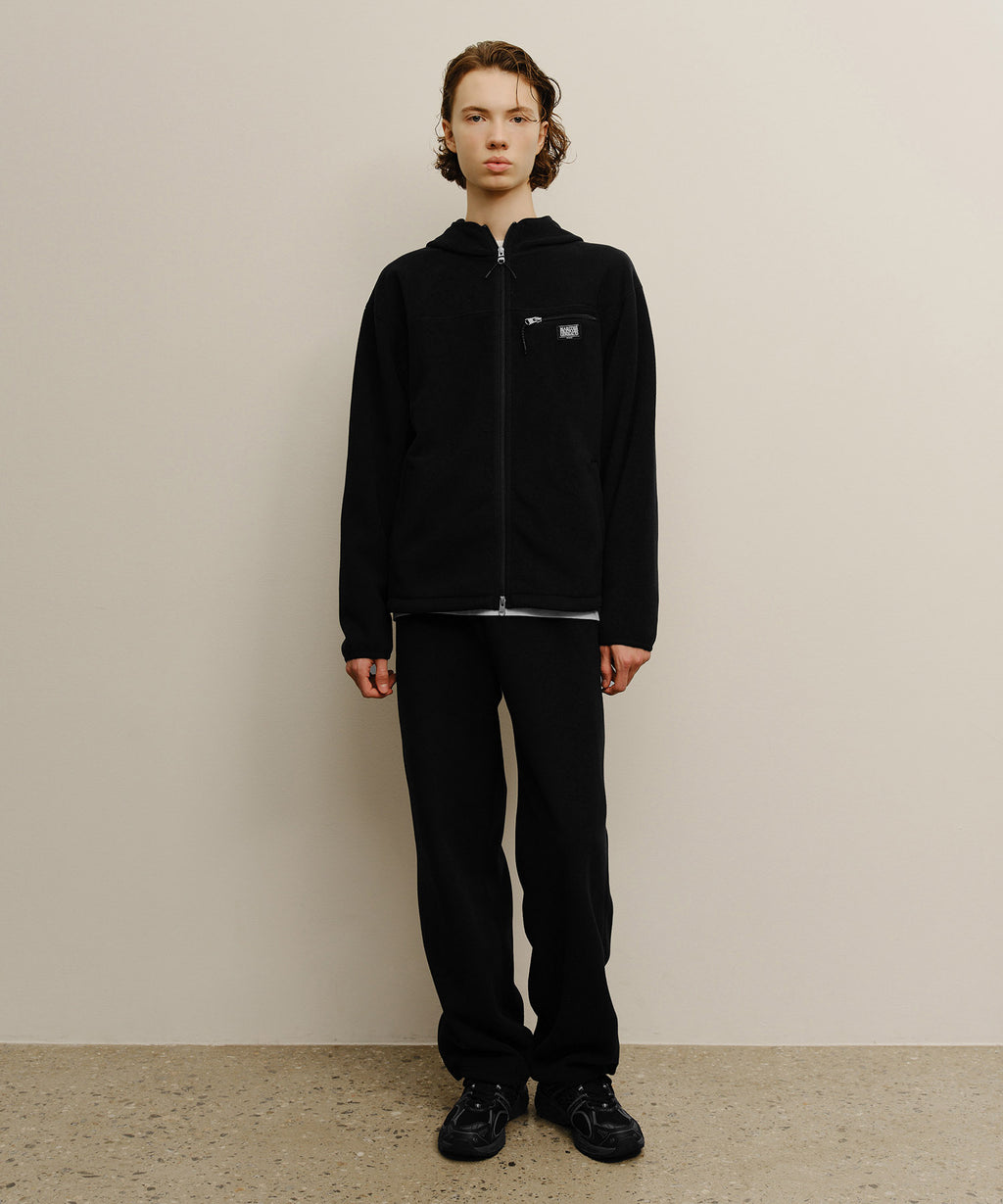 Marithe & Francois Girbaud - Marithe Sport Fleece Hood Zip-up Jacket (Black) product image 5 | TRAB K-Fashion Australia