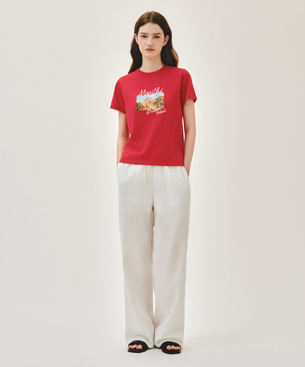 Marithe & Francois Girbaud - Aerocool Resort Graphic Tee (Red) product image 5 | TRAB K-Fashion Australia