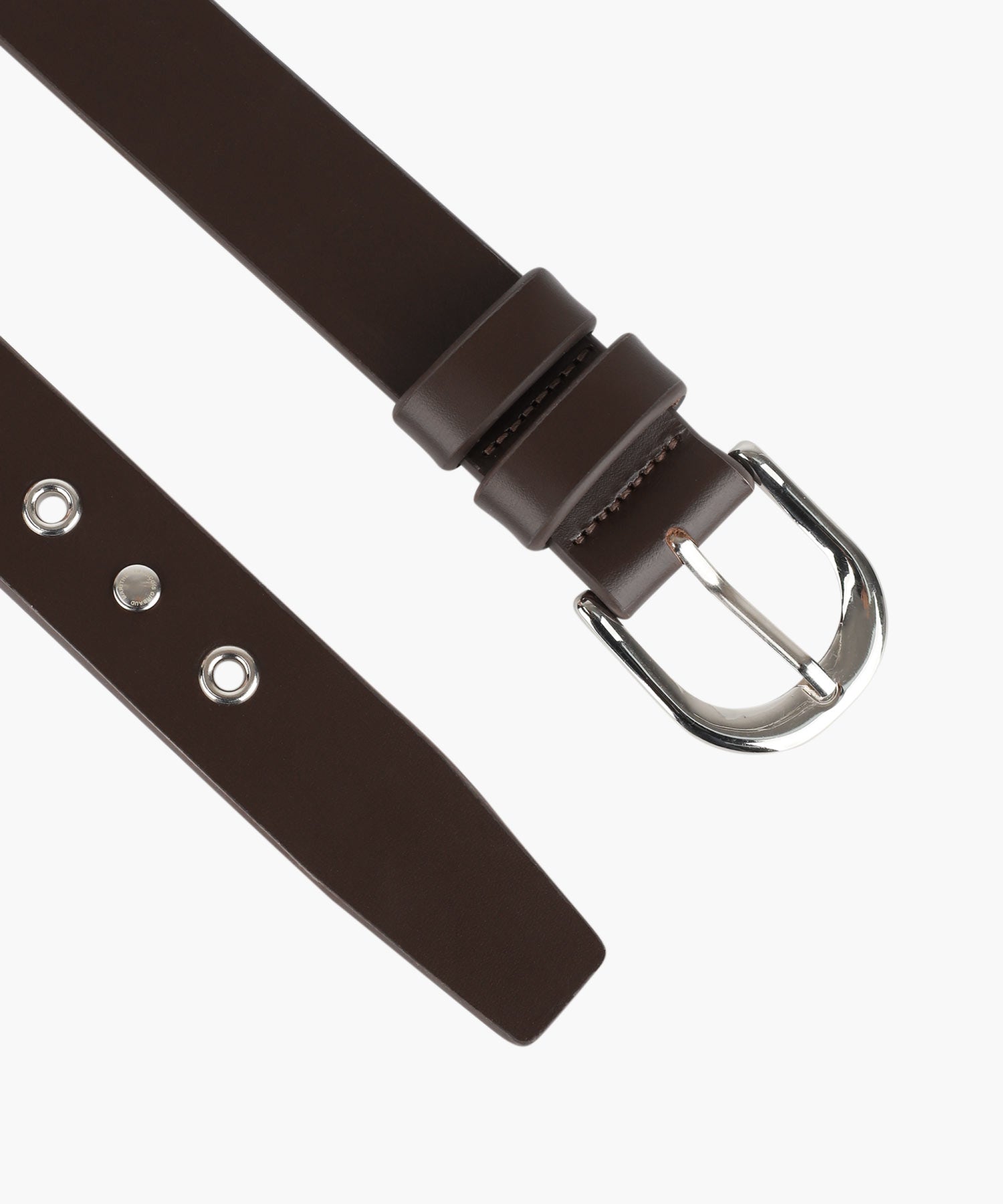 Marithe & Francois Girbaud - Eyelet Buckle Belt (Brown) product image 5 | TRAB K-Fashion Australia