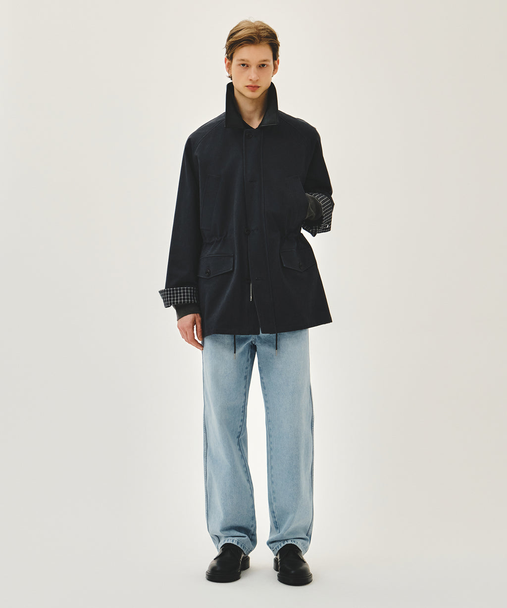 Marithe & Francois Girbaud - Cotton Washed Hunting Jacket (Charcoal) product image 5 | TRAB K-Fashion Australia
