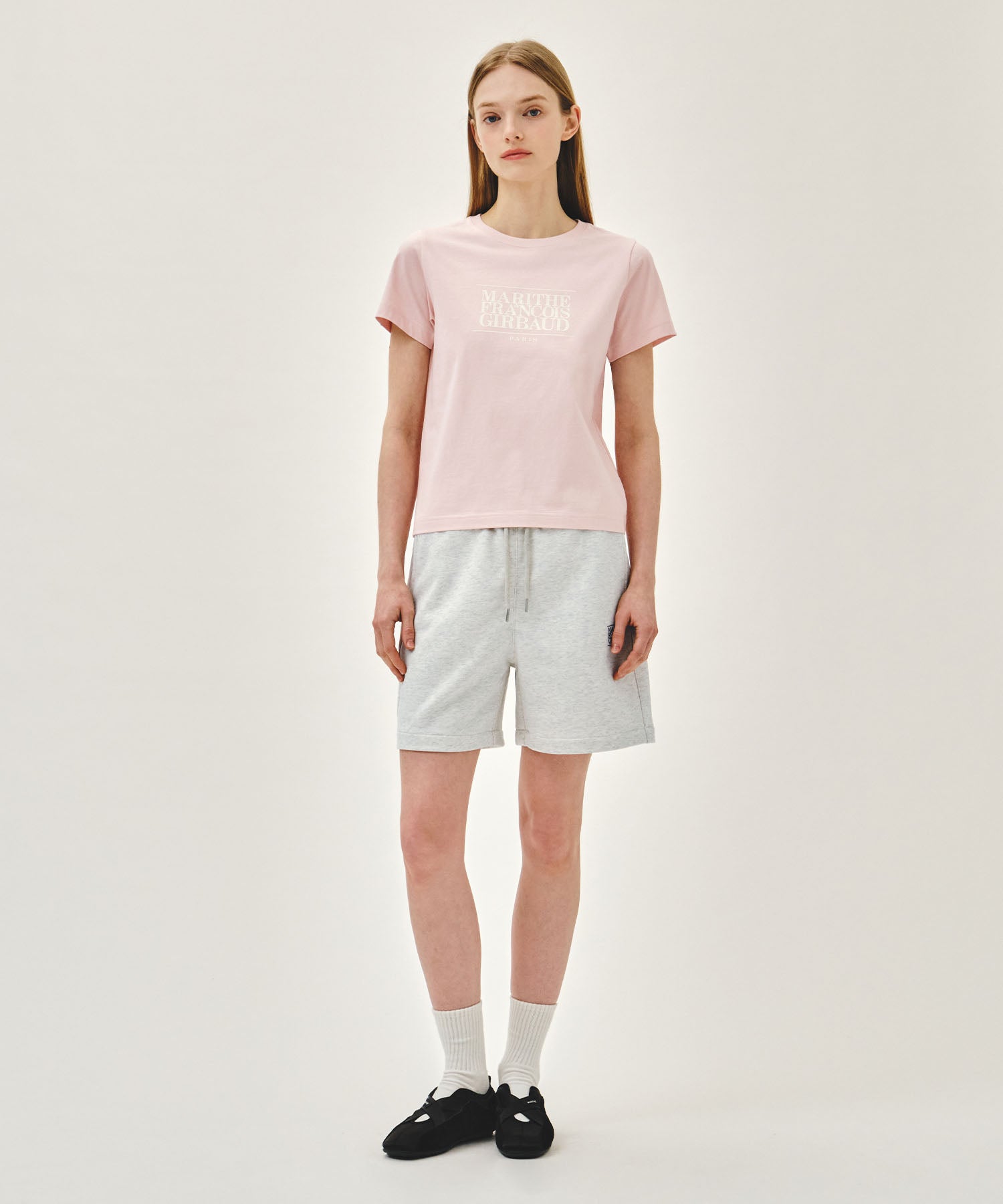 Marithe & Francois Girbaud - Classic Logo Tee (Light Pink) product image 5 | TRAB K-Fashion Australia