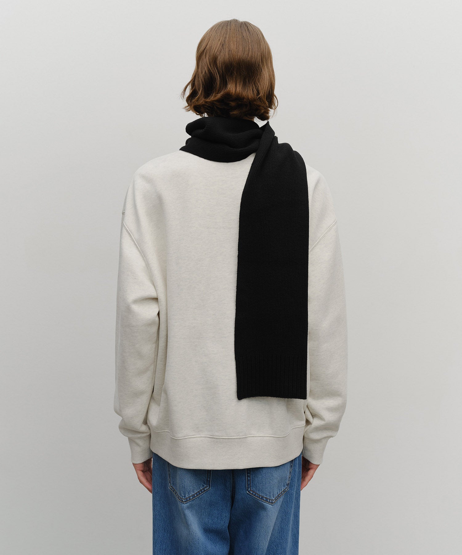 Marithe & Francois Girbaud - Classic Logo Muffler (Black) product image 5 | TRAB K-Fashion Australia