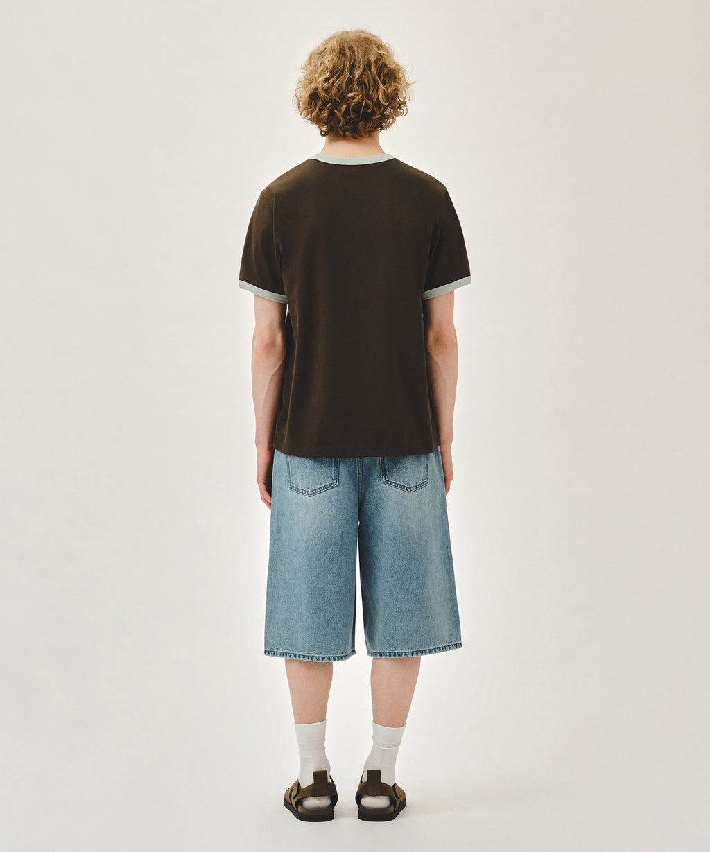 Marithe & Francois Girbaud - Bermuda Denim Pants (Light Blue) product image 5 | TRAB K-Fashion Australia