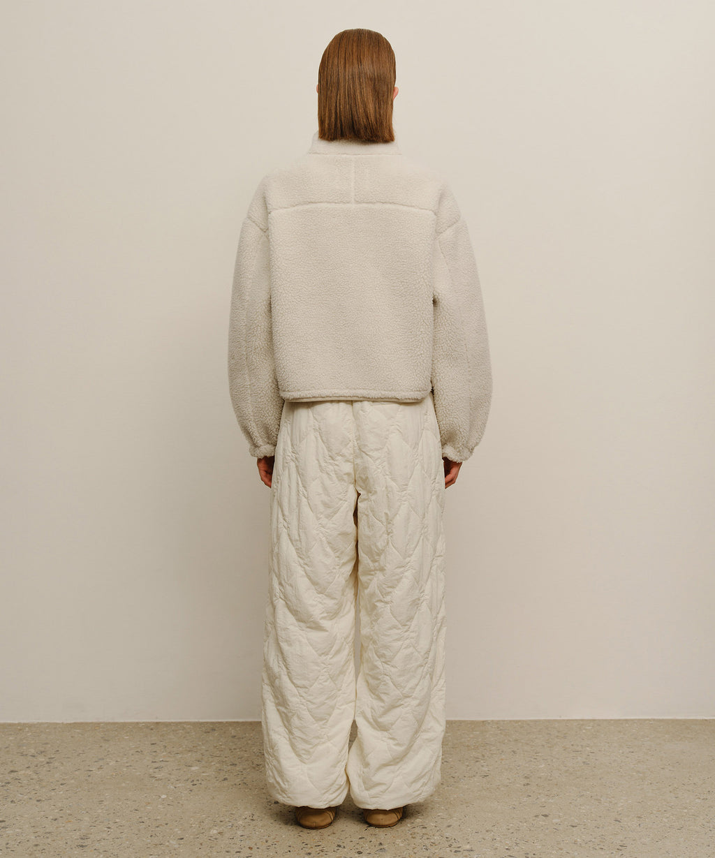 Marithe & Francois Girbaud - Marithe Sport Quilted Pants (Cream) product image 5 | TRAB K-Fashion Australia