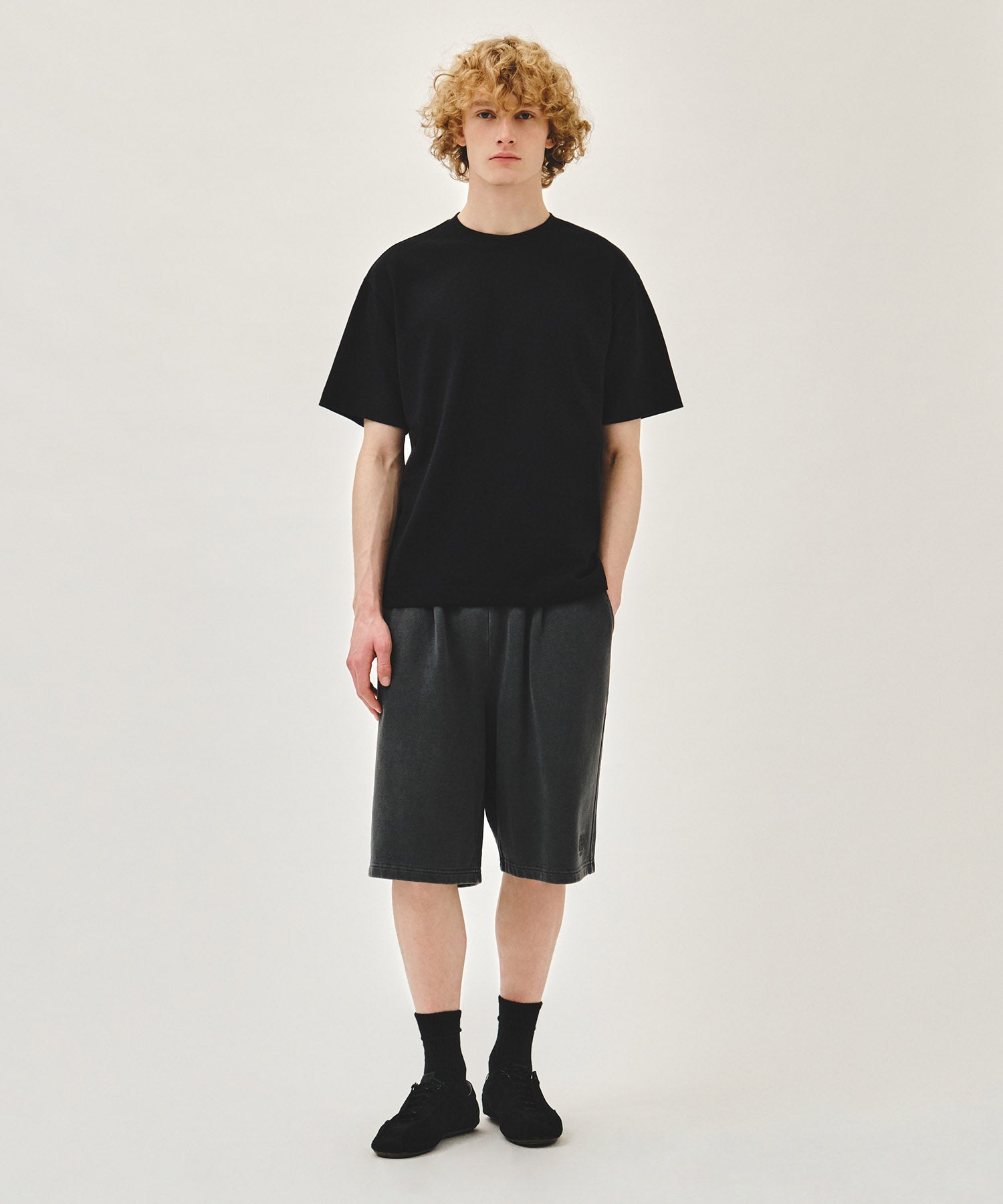 Marithe & Francois Girbaud - Embo Small Regular Logo Tee (Black) product image 5 | TRAB K-Fashion Australia