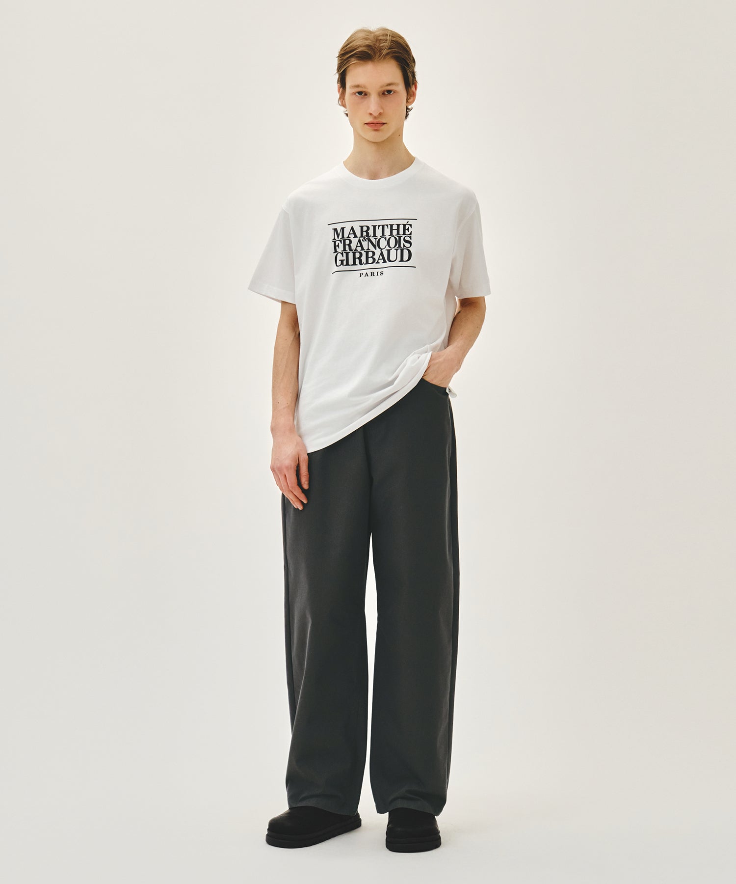 Marithe & Francois Girbaud - Classic Logo Tee (White) product image 5 | TRAB K-Fashion Australia