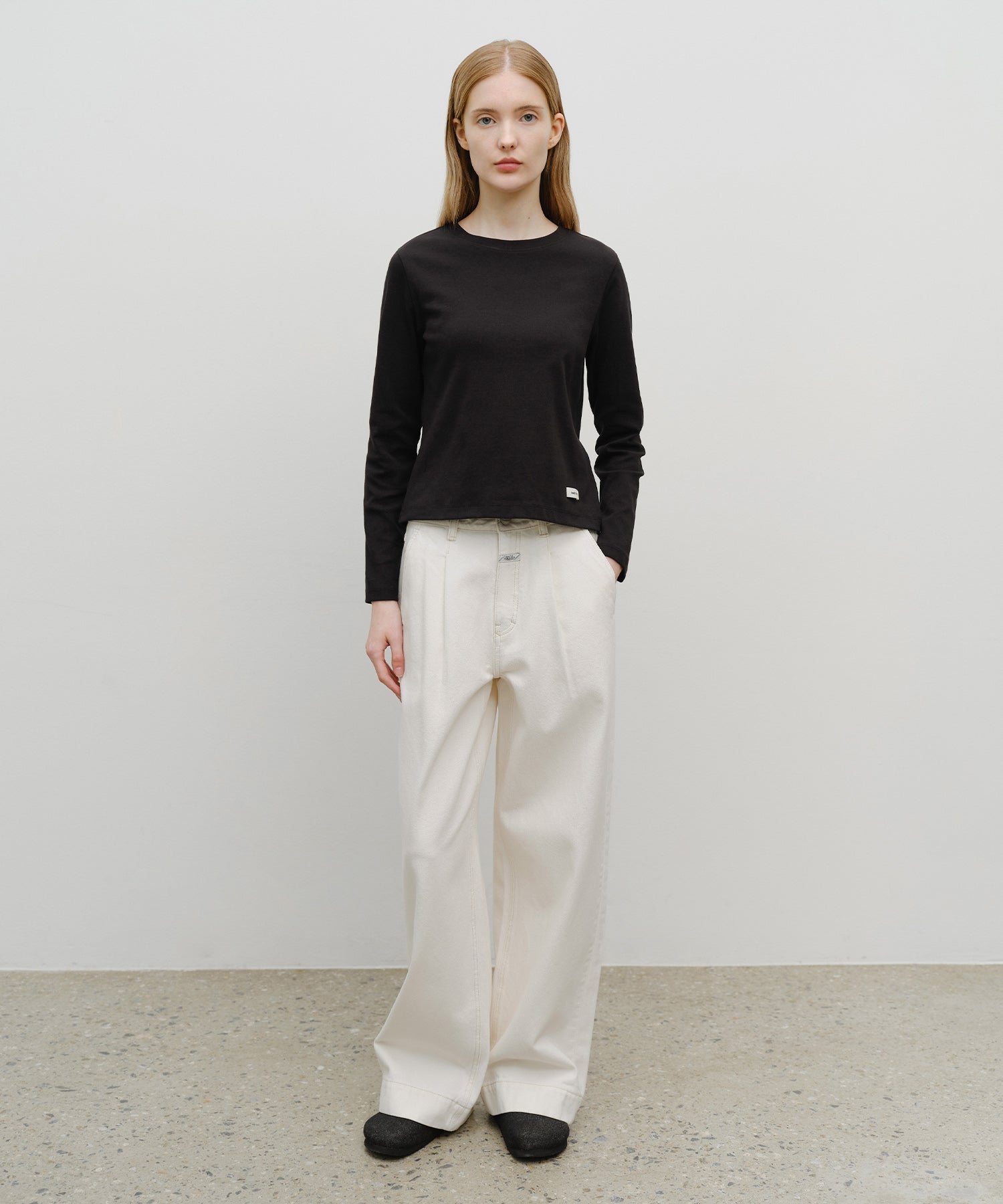 Marithe & Francois Girbaud - Basic Long Sleeve (Black) product image 5 | TRAB K-Fashion Australia