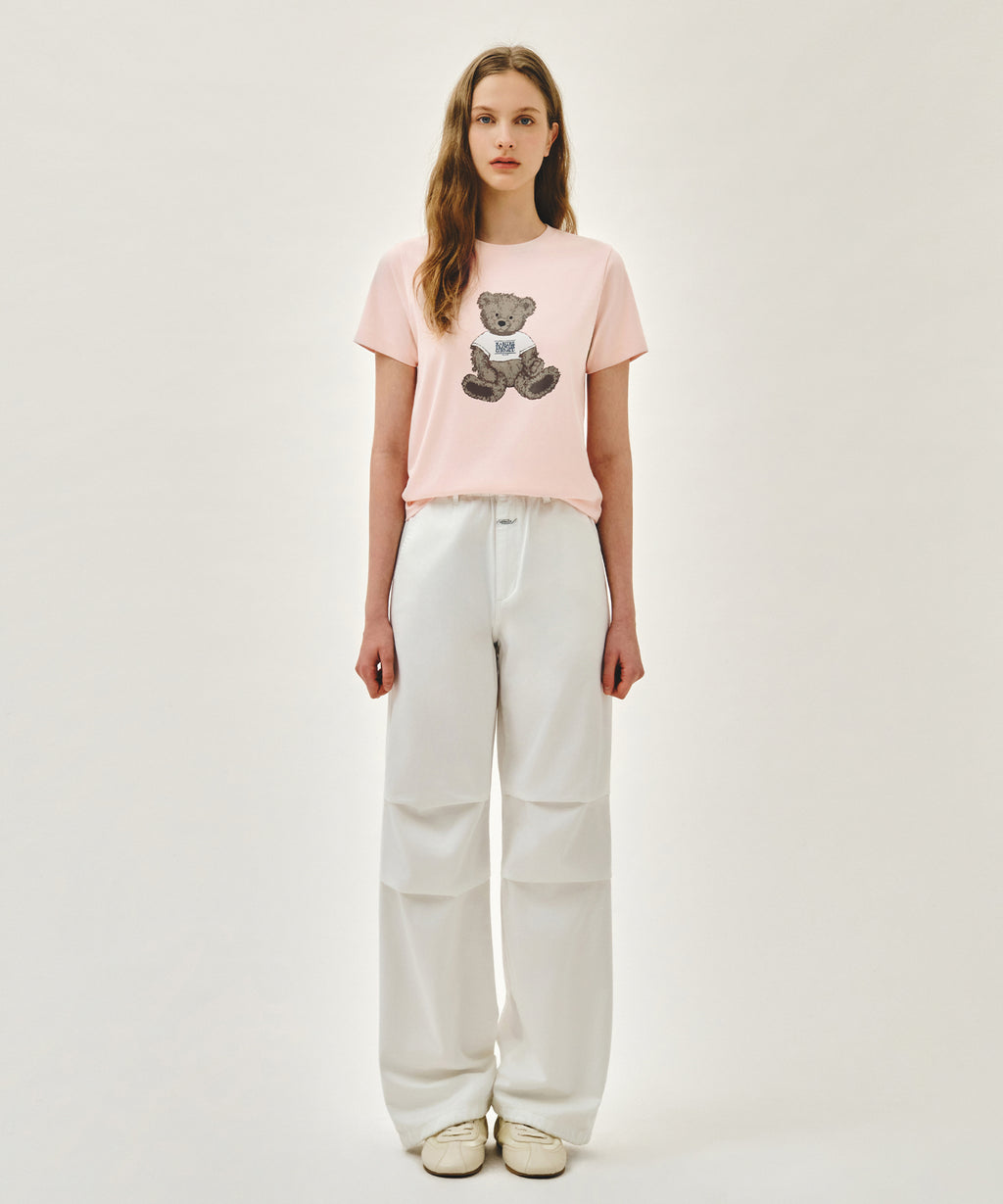 Marithe & Francois Girbaud - Doodle Bear Tee (Light Pink) product image 5 | TRAB K-Fashion Australia