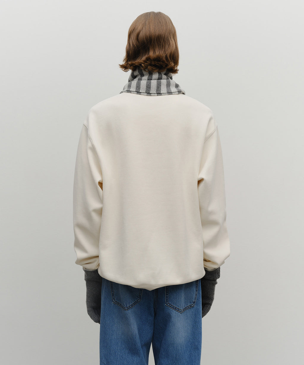 Marithe & Francois Girbaud - Classic Logo Muffler (Melange Gray) product image 5 | TRAB K-Fashion Australia