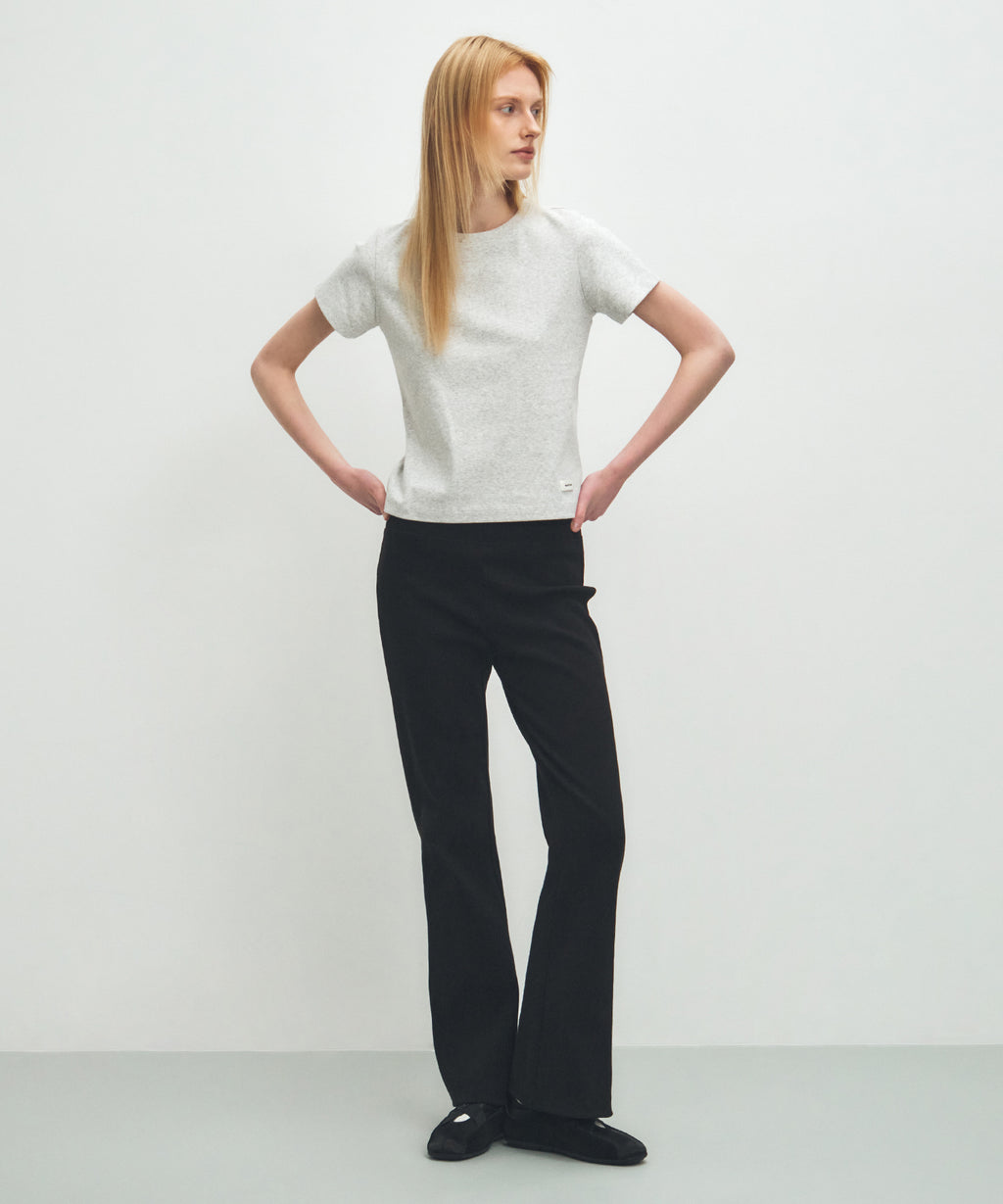 Marithe & Francois Girbaud - Basic Tee (Light Heather Gray) product image 5 | TRAB K-Fashion Australia