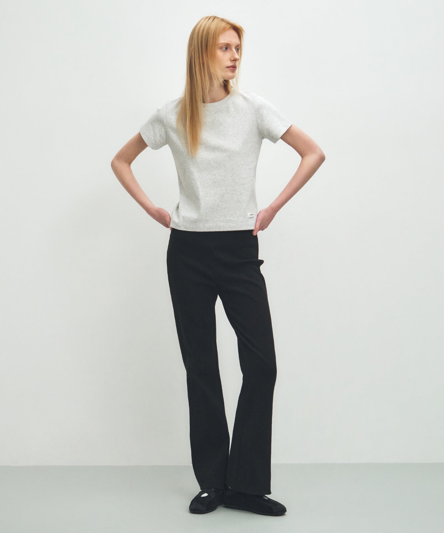 Marithe & Francois Girbaud - Basic Tee (Light Heather Gray) product image 5 | TRAB K-Fashion Australia