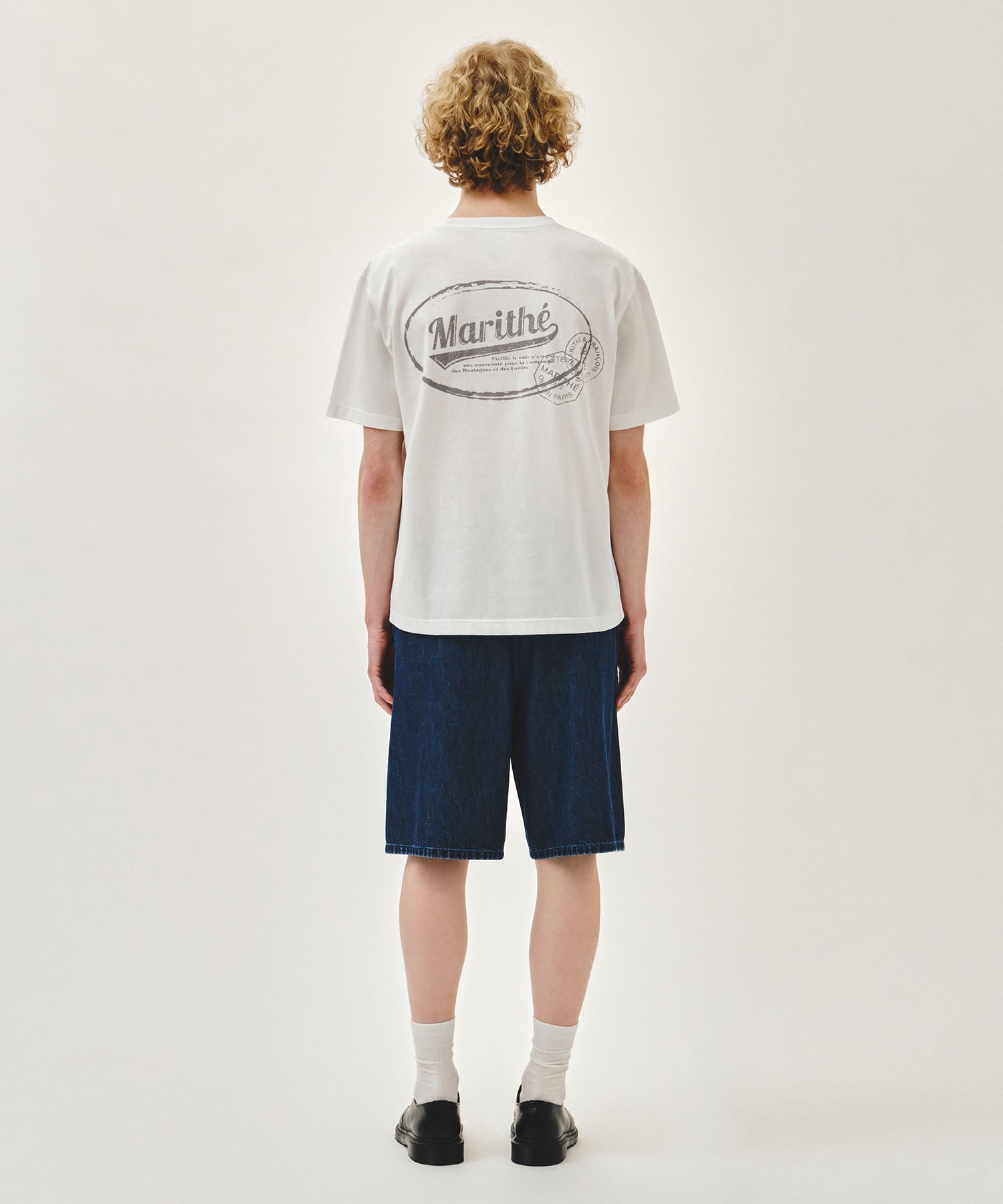 Marithe & Francois Girbaud - Marine Denim Easy Shorts (Blue) product image 5 | TRAB K-Fashion Australia