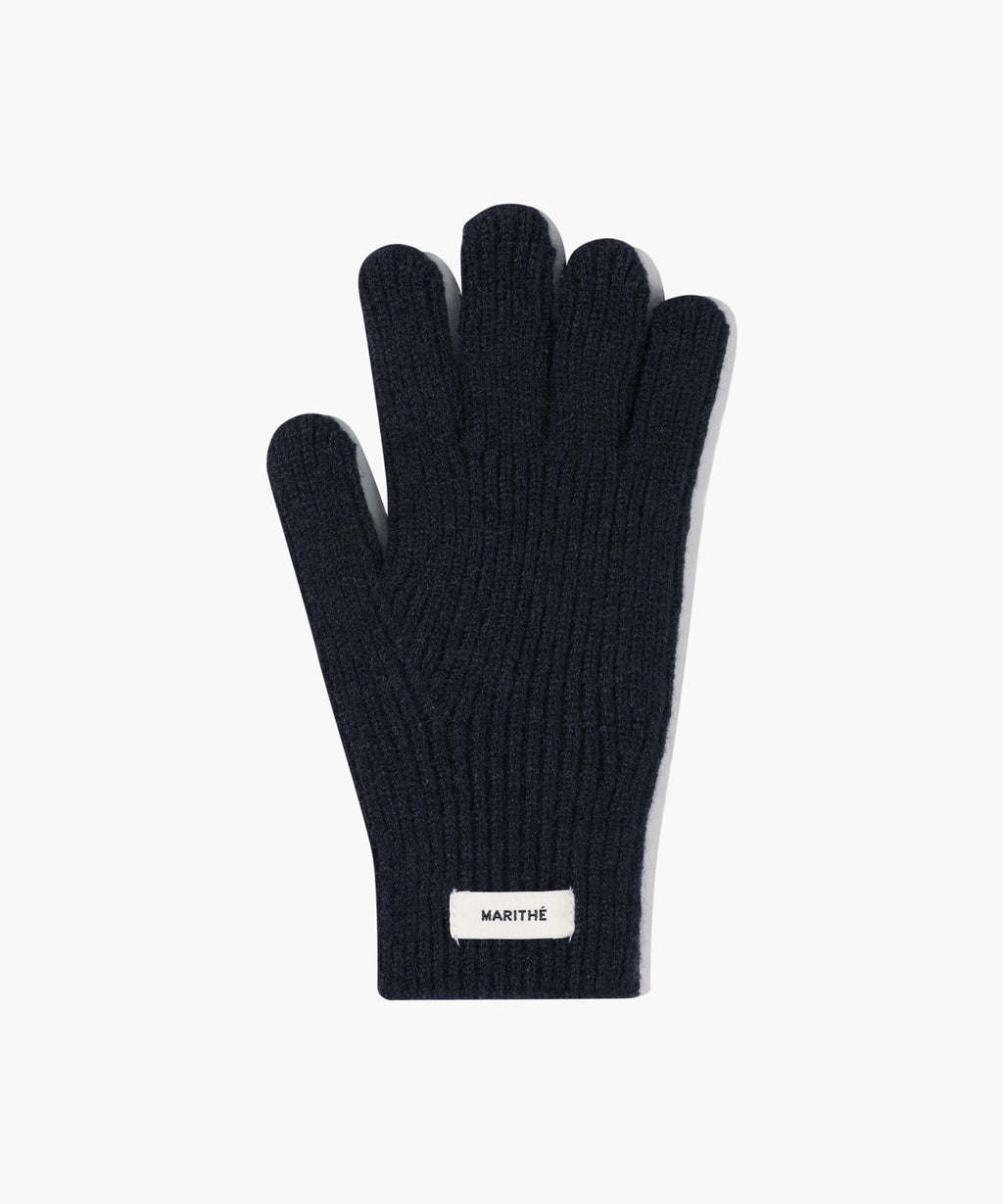 Marithe & Francois Girbaud - Regular Logo Muffler&glove (Dark Navy) product image 5 | TRAB K-Fashion Australia