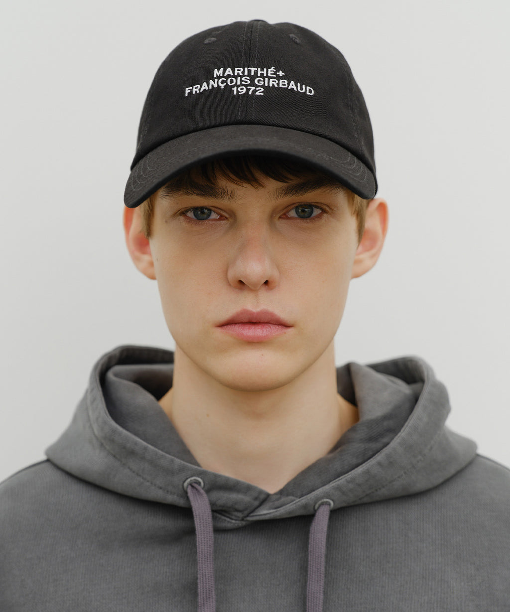 Marithe & Francois Girbaud - Lettering Logo Ball Cap (Black) product image 5 | TRAB K-Fashion Australia