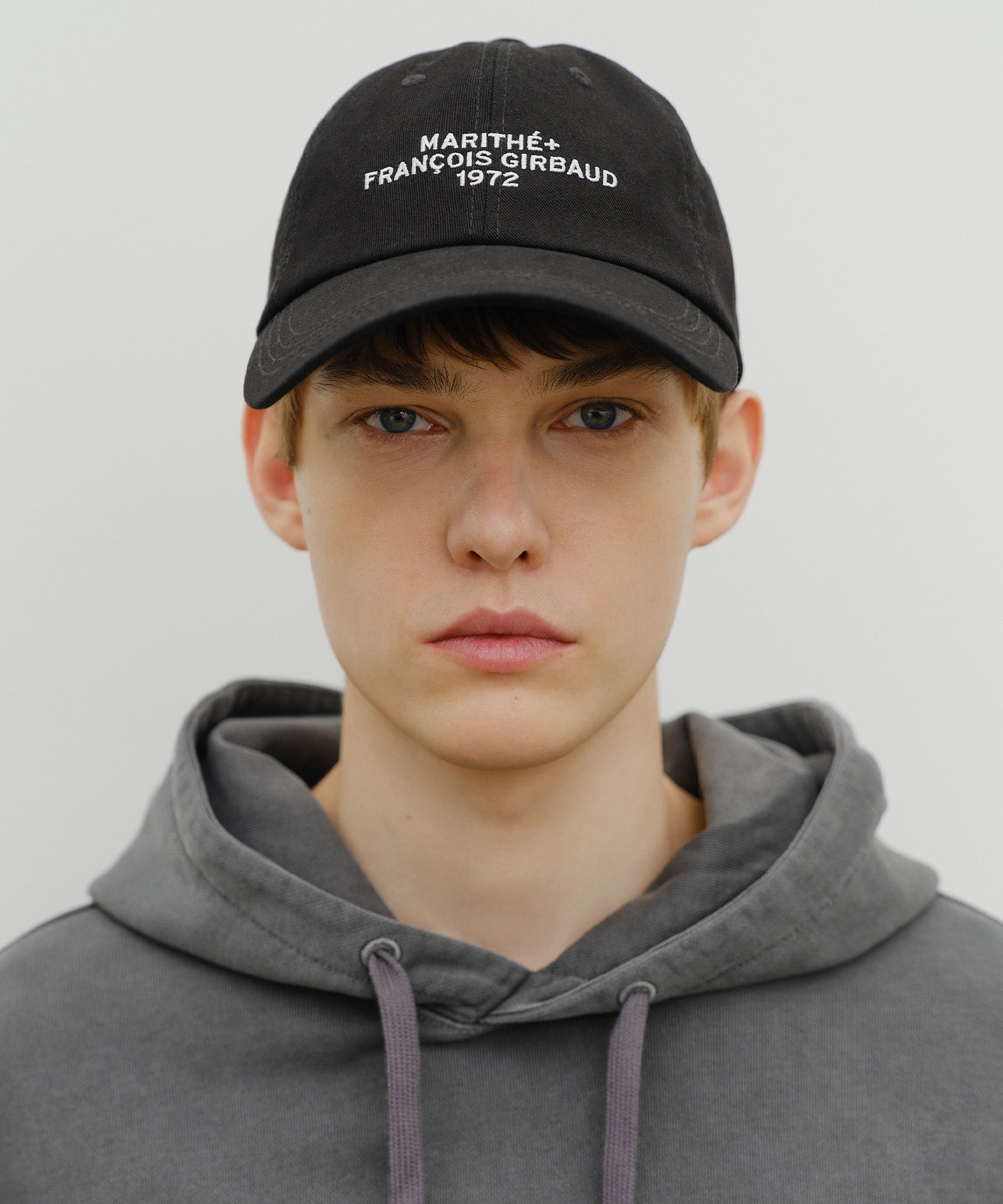 Marithe & Francois Girbaud - Lettering Logo Ball Cap (Black) product image 5 | TRAB K-Fashion Australia