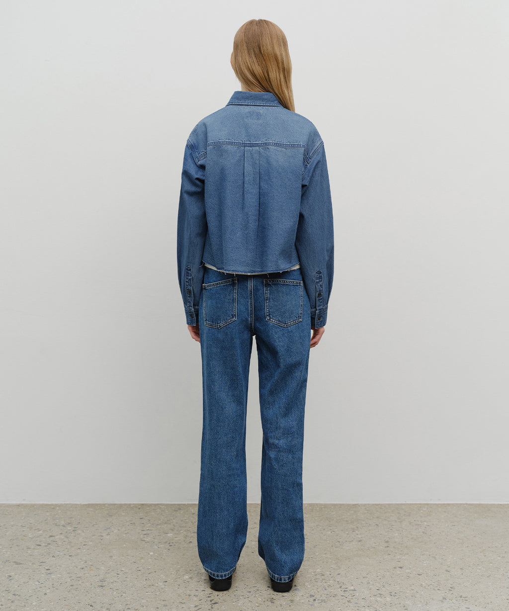 Marithe & Francois Girbaud - Slim Straight Denim Pants (Blue) product image 5 | TRAB K-Fashion Australia