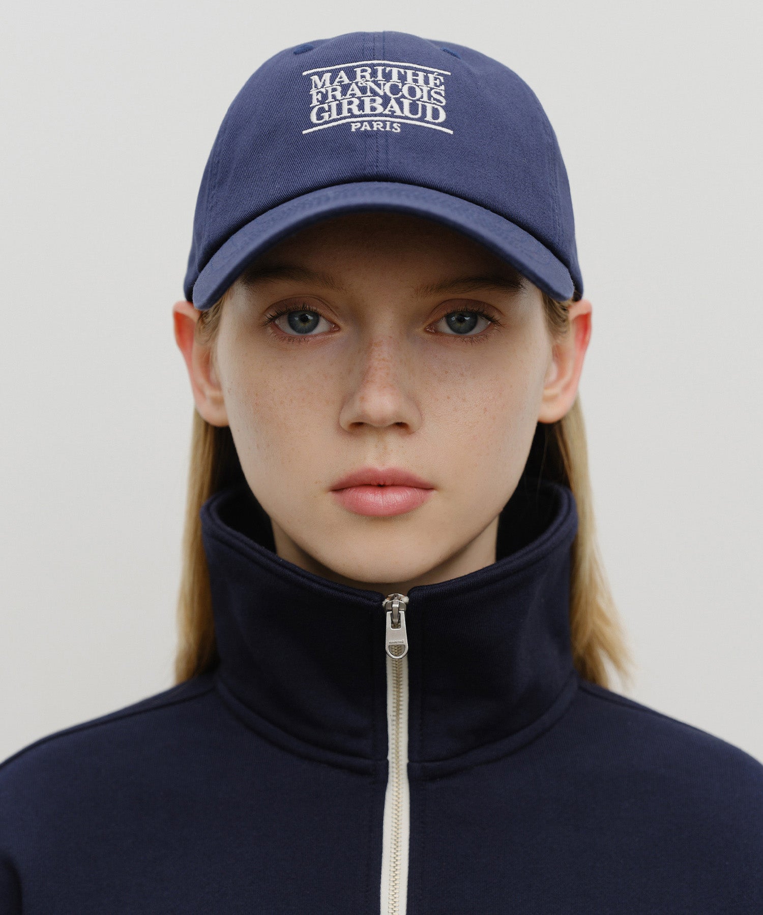 Marithe & Francois Girbaud - Small Classic Logo Cap (Navy) product image 5 | TRAB K-Fashion Australia