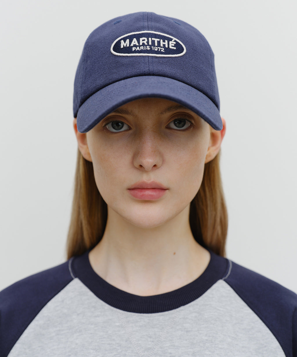 Marithe & Francois Girbaud - Oval Regular Logo Cap (Navy) product image 5 | TRAB K-Fashion Australia