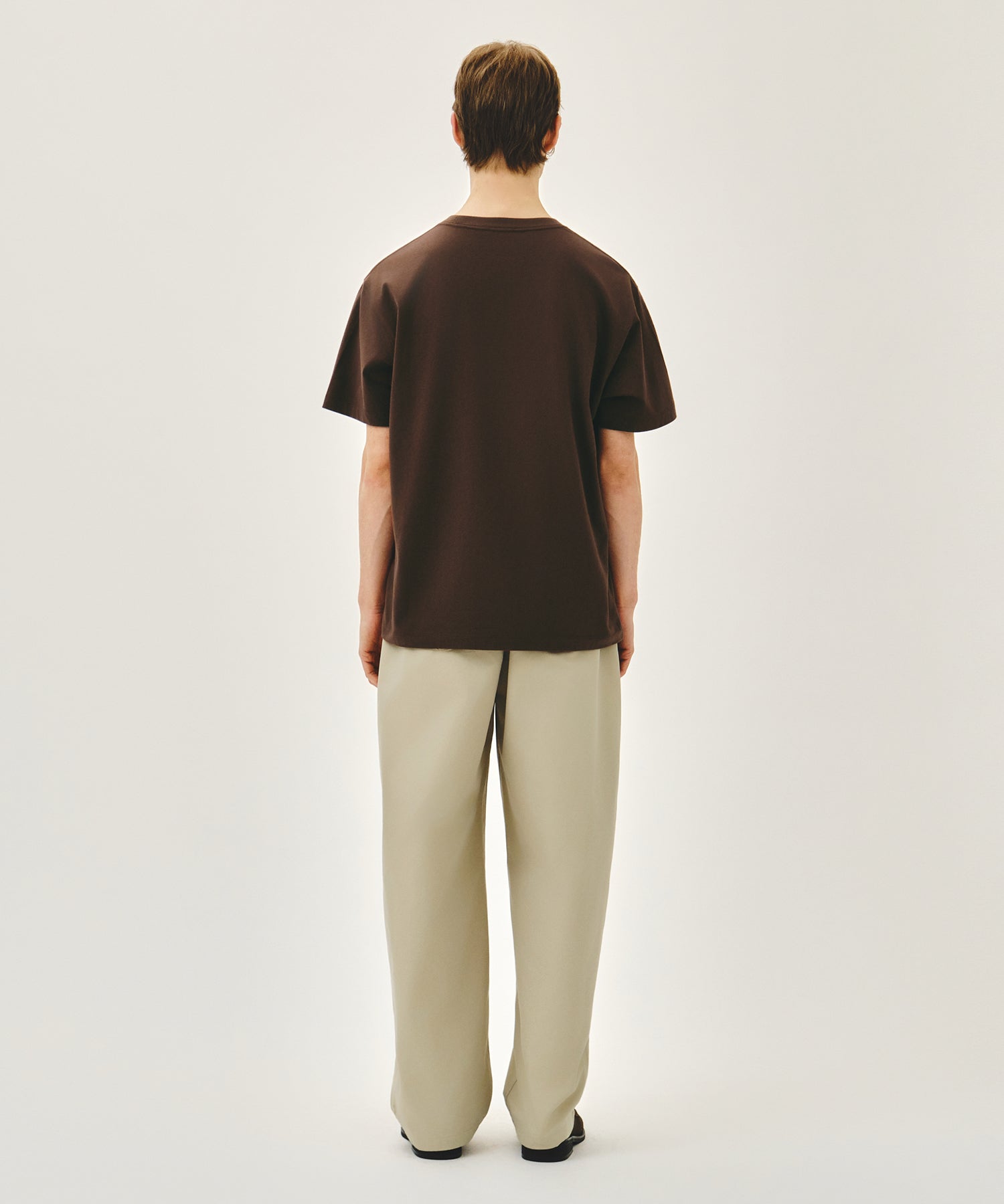 Marithe & Francois Girbaud - Curved Chino Pants (Beige) product image 5 | TRAB K-Fashion Australia