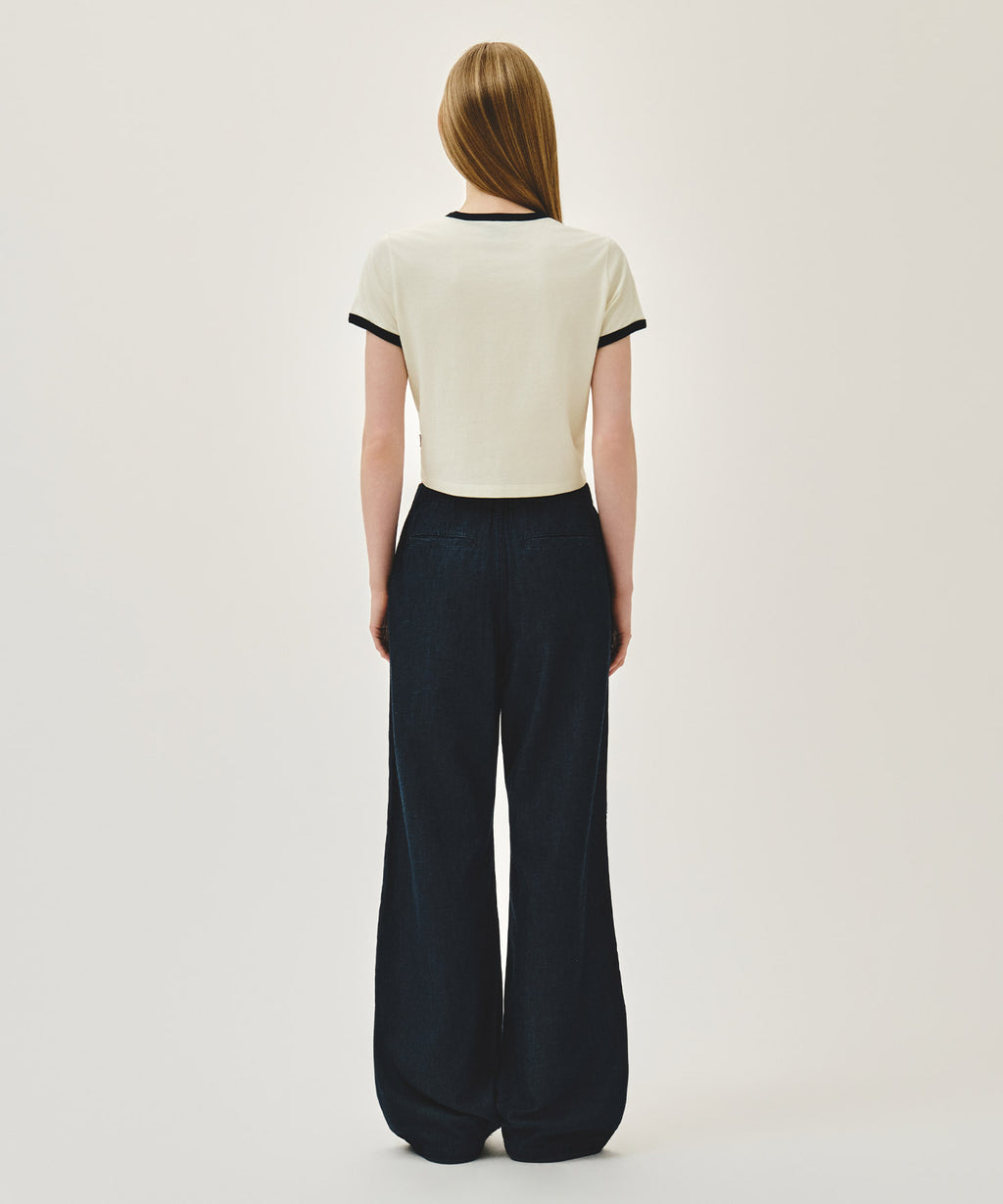 Marithe & Francois Girbaud - Summer Wide Fit Denim Pants (Indigo) product image 5 | TRAB K-Fashion Australia