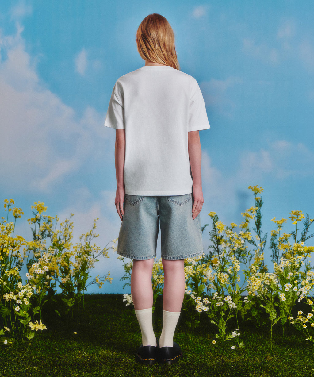 Marithe & Francois Girbaud - Mickey_w Bermuda Denim Pants (Light Blue) product image 5 | TRAB K-Fashion Australia
