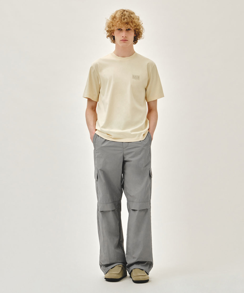 Marithe & Francois Girbaud - Aerocool Small Classic Logo Tee (Beige) product image 5 | TRAB K-Fashion Australia