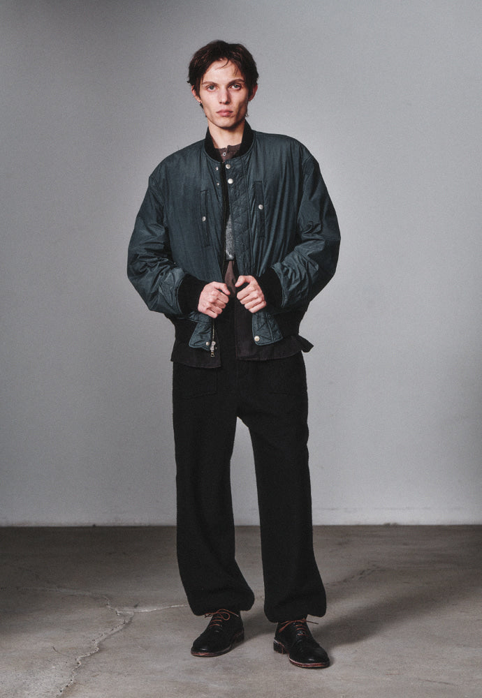 Art if acts - Garment-Dyed Rayon Ma-1 (Dusty Black) product image 5 | TRAB K-Fashion Australia