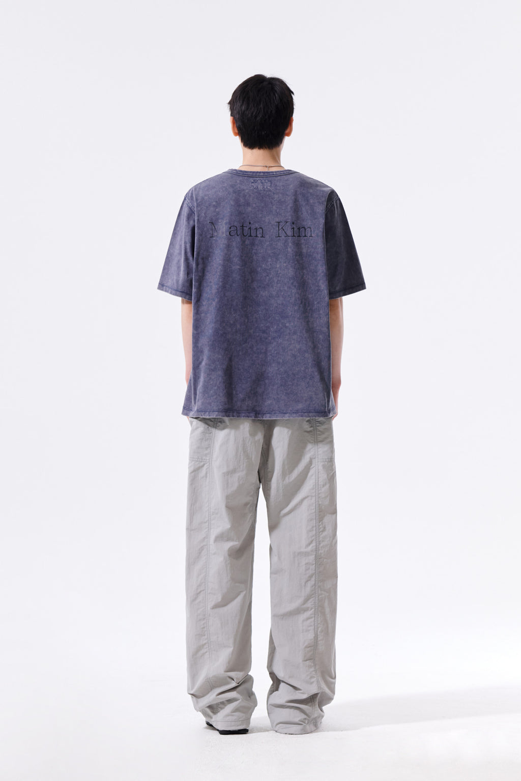 Matin Kim - Vintage Washed Pocket Top (Smoke Blue) product image 8 | TRAB K-Fashion Australia