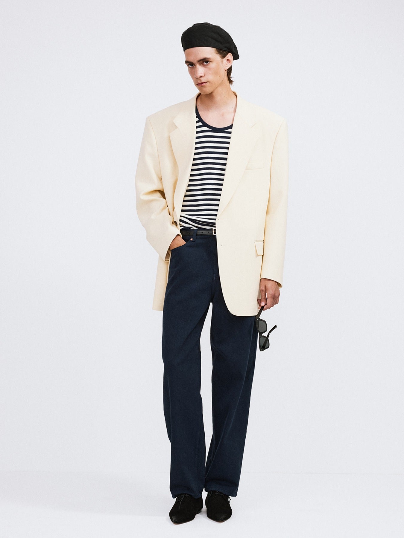 Recto - Oversized Structured Wool Jacket (Butter Beige) product image 1 | TRAB K-Fashion Australia