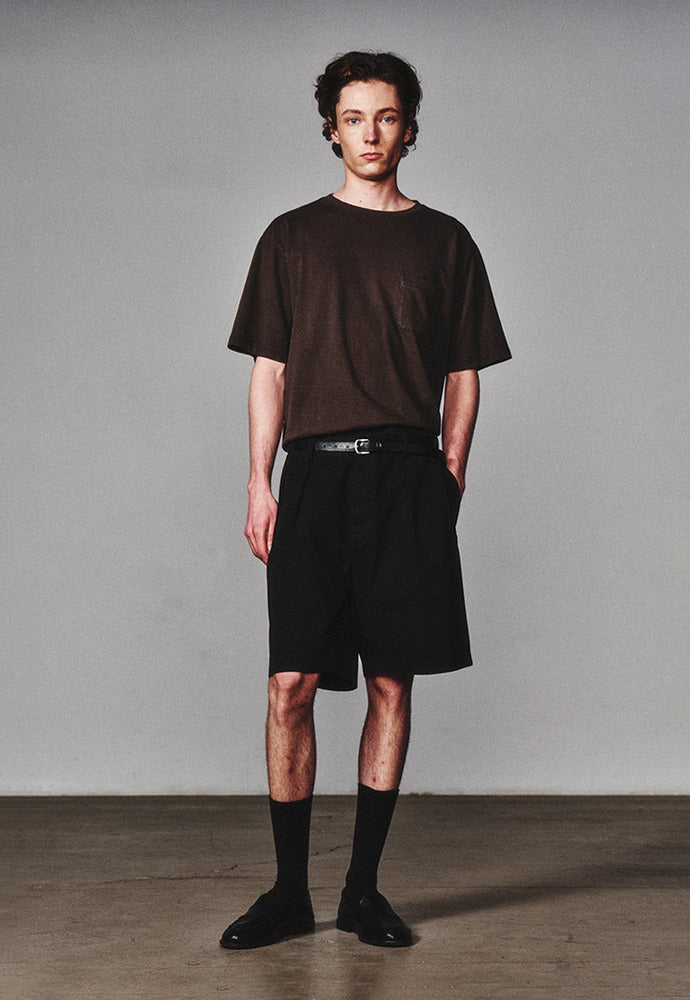 Art if acts - Garment Dyed Slub Pocket T-Shirt (Charcoal) product image 1 | TRAB K-Fashion Australia