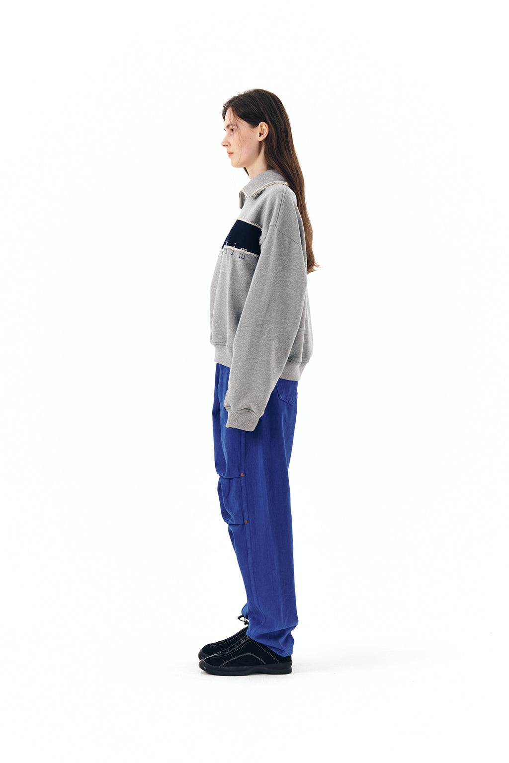 Matin Kim - Color Volume Denim Pants (Blue) product image 6 | TRAB K-Fashion Australia