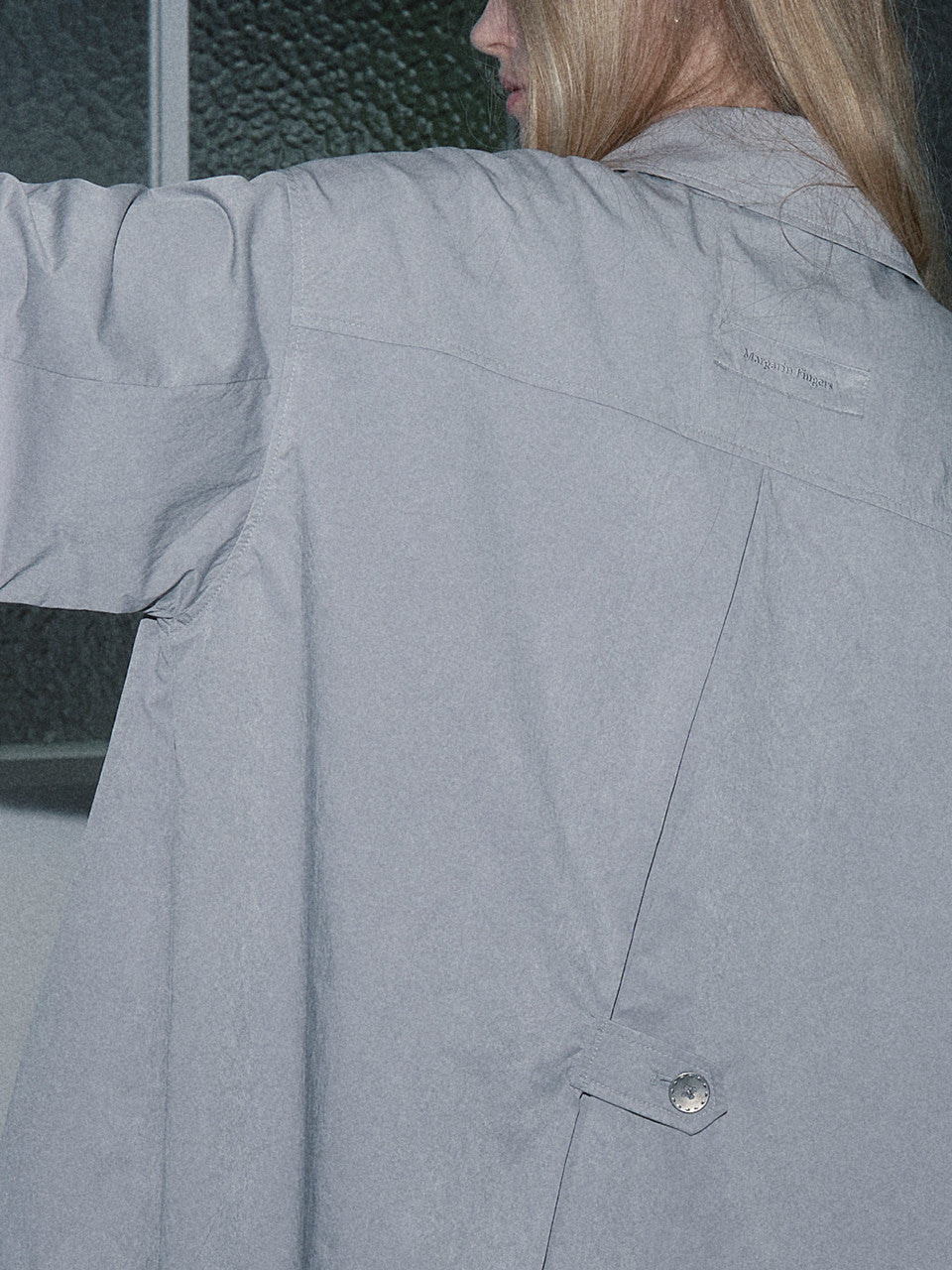 Margarin Fingers - Flare Half Collar Jacket (Light Grey) product image 2 | TRAB K-Fashion Australia