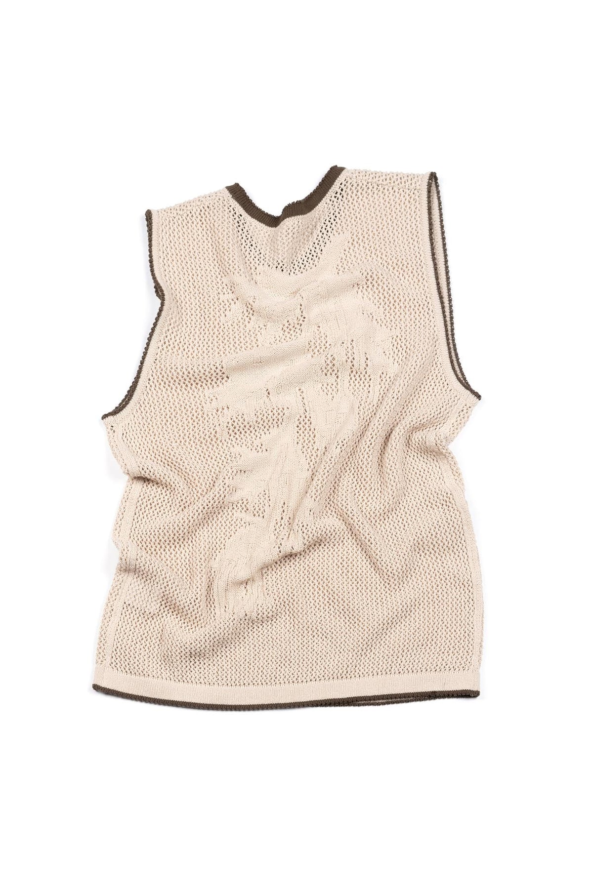 Ioedle - Fruit-Infused Mesh Vest (Beige) product image 3 | TRAB K-Fashion Australia