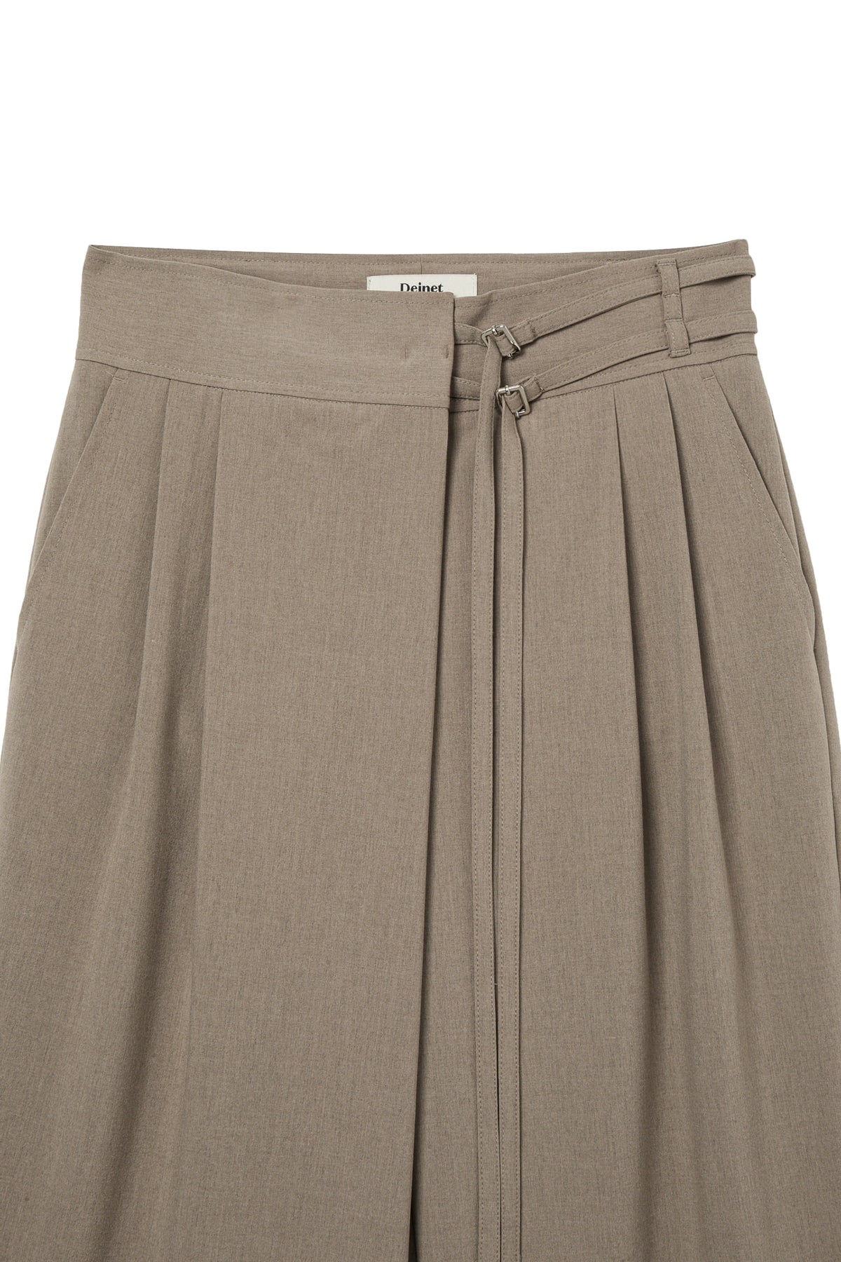 Deinet - Belted Wrap Trousers (Beige) product image 3 | TRAB K-Fashion Australia