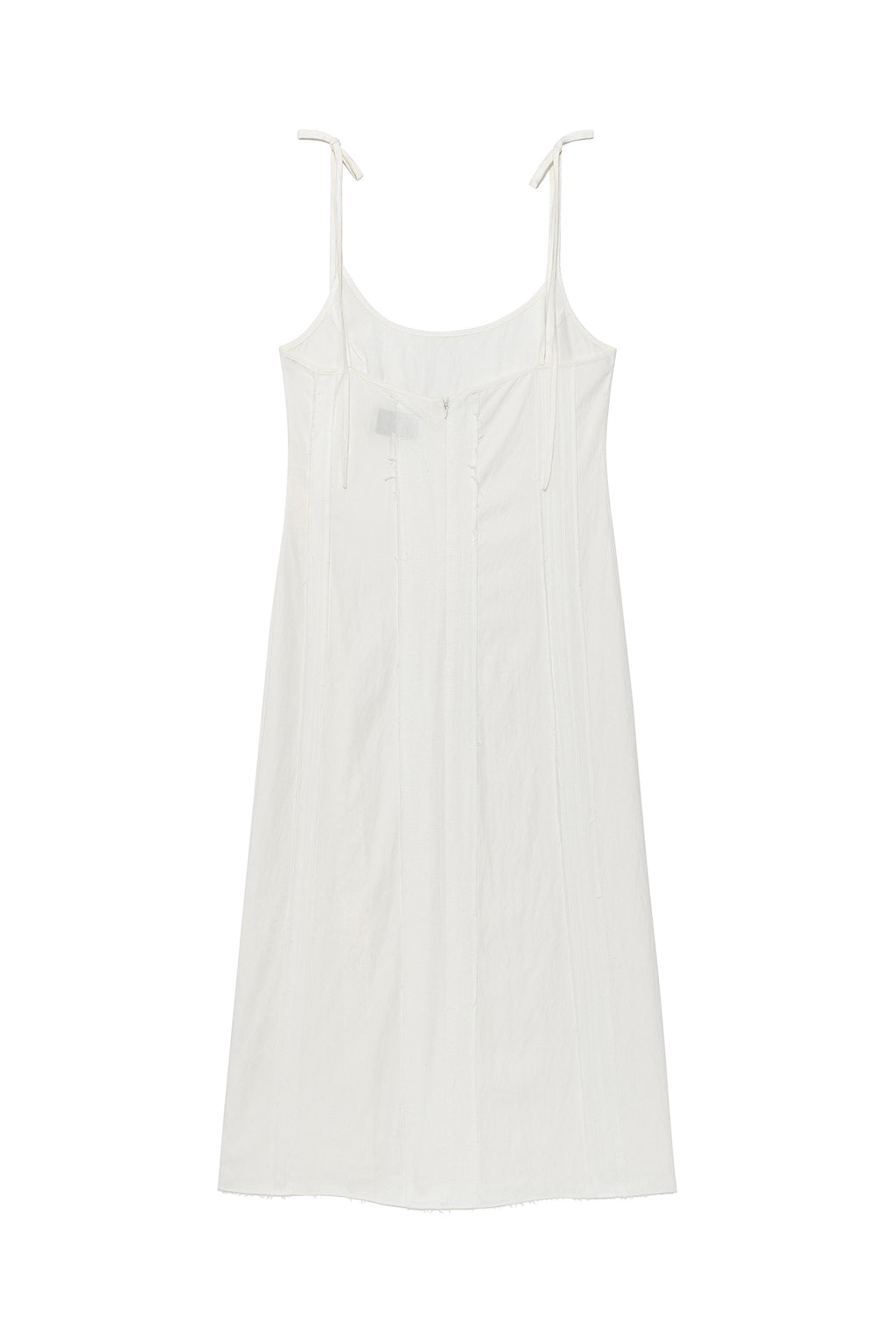 Matin Kim - Hook And Eye Layered Long Dress (Ivory) product image 2 | TRAB K-Fashion Australia