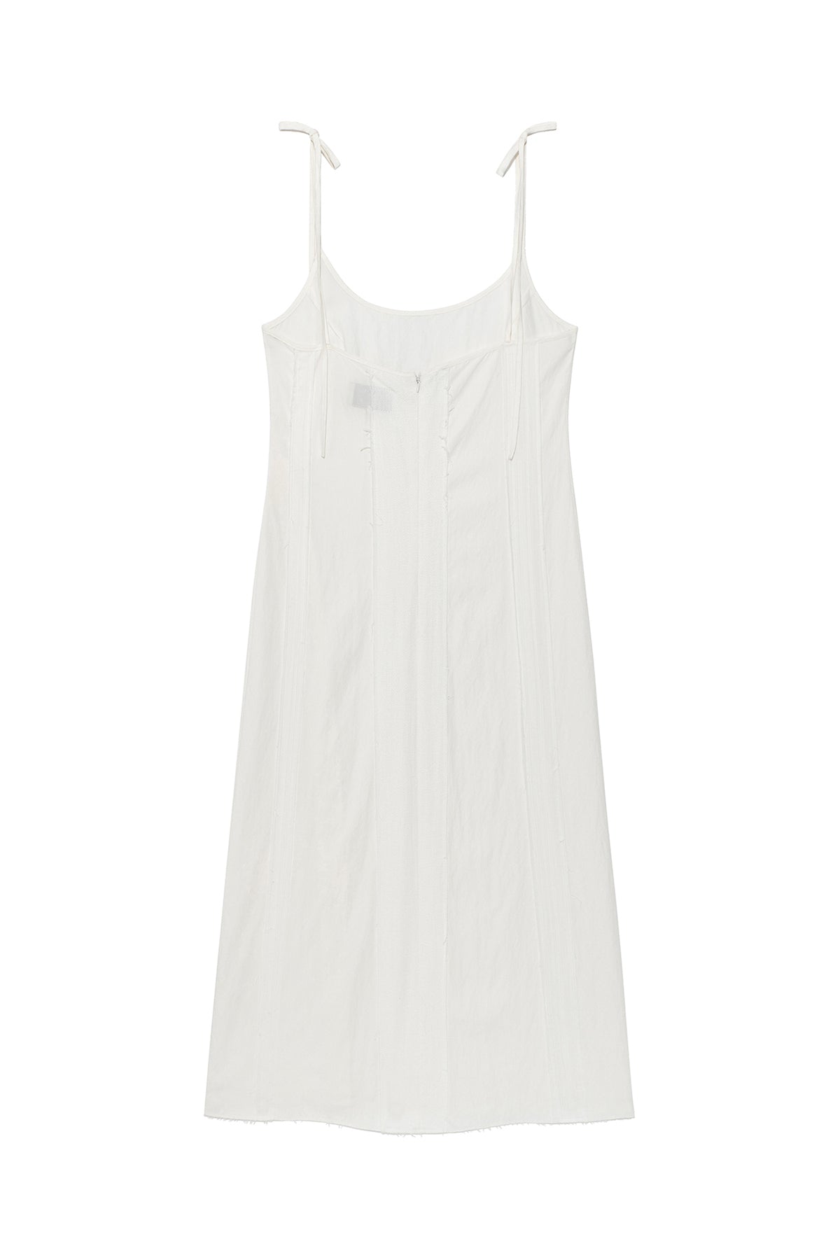 Matin Kim - Hook And Eye Layered Long Dress (Ivory) product image 2 | TRAB K-Fashion Australia