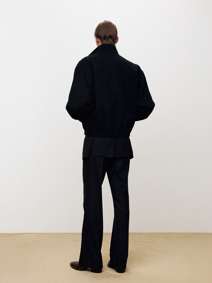 Tonywack - Wool And Cashmere Utility Blouson (Navy) product image 7 | TRAB K-Fashion Australia