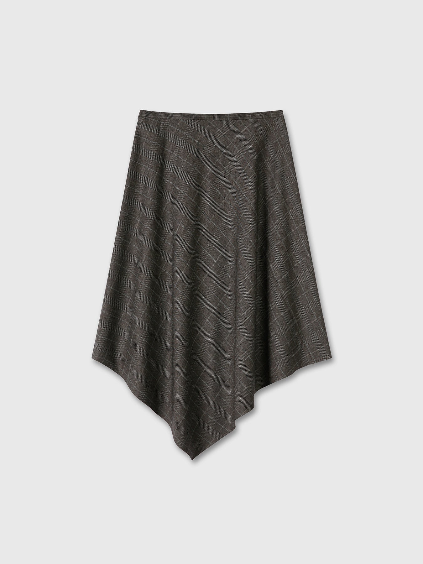 Tonywack - Wool Checked Midi Skirt (Brown Check) product image 9 | TRAB K-Fashion Australia