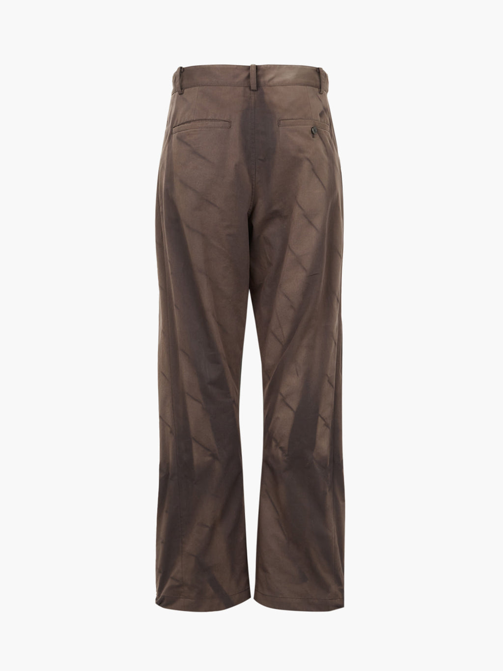 Jiyong Kim - Sun-Bleached Flap Detailed Trousers (Brown) product image 10 | TRAB K-Fashion Australia