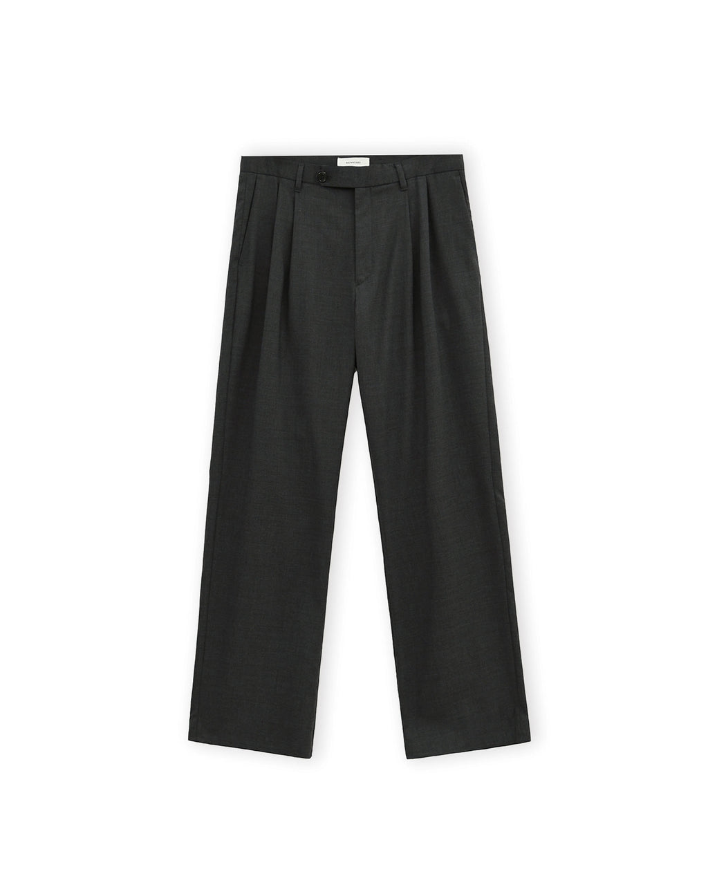 Brownyard - Wool Two Tuck Trouser (Charcoal) product image 6 | TRAB K-Fashion Australia