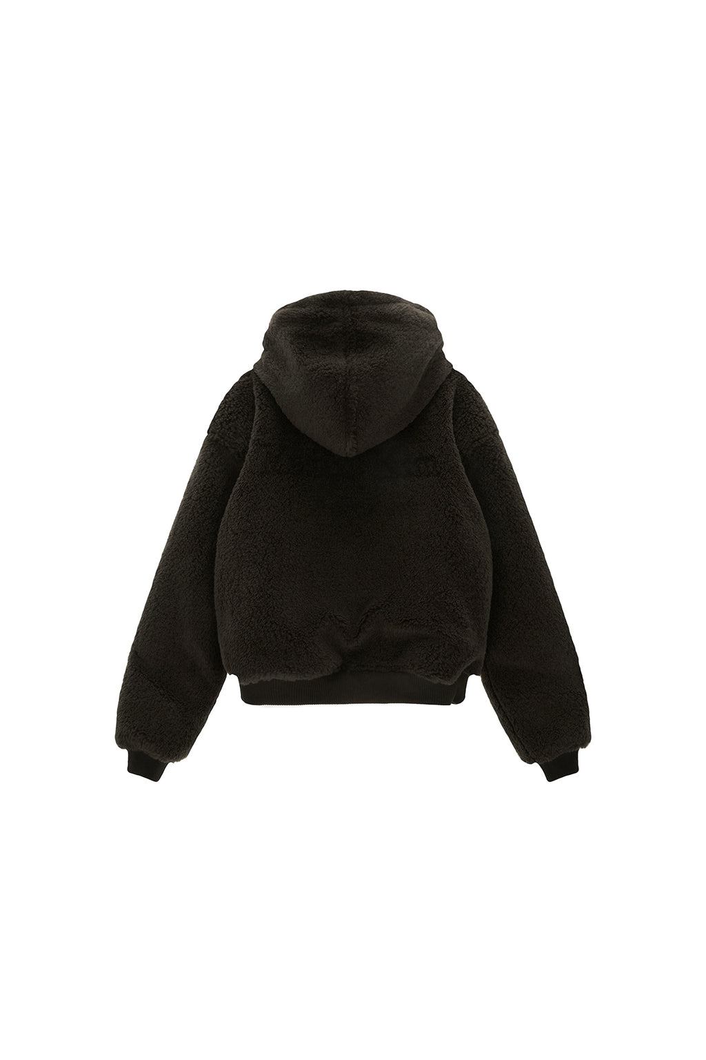 Matin Kim - Logo Point Fleece Hoody Jumper (Khaki) product image 2 | TRAB K-Fashion Australia